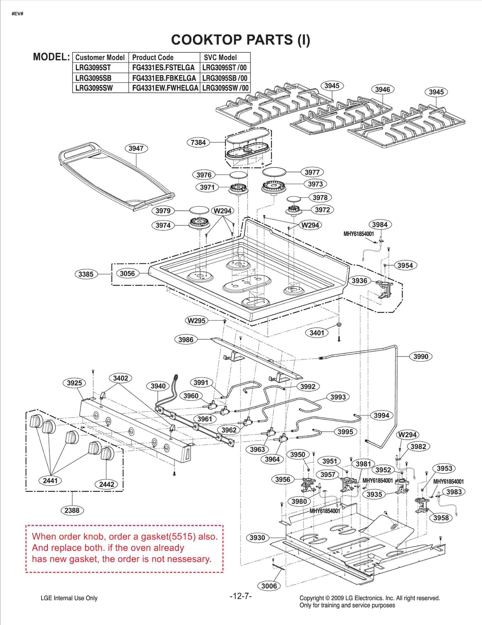 Service Parts Assembly Plate