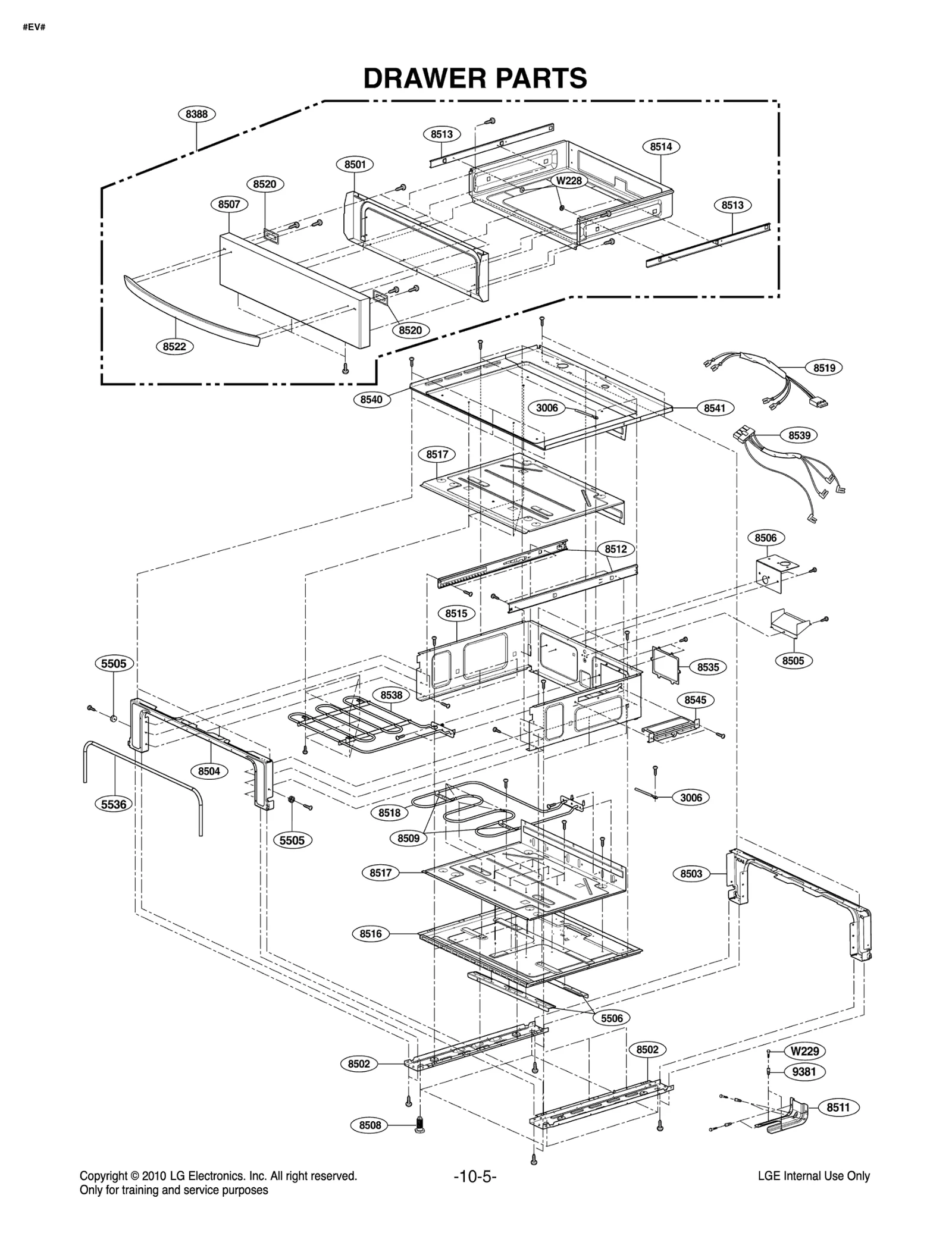 Baking Element Assembly