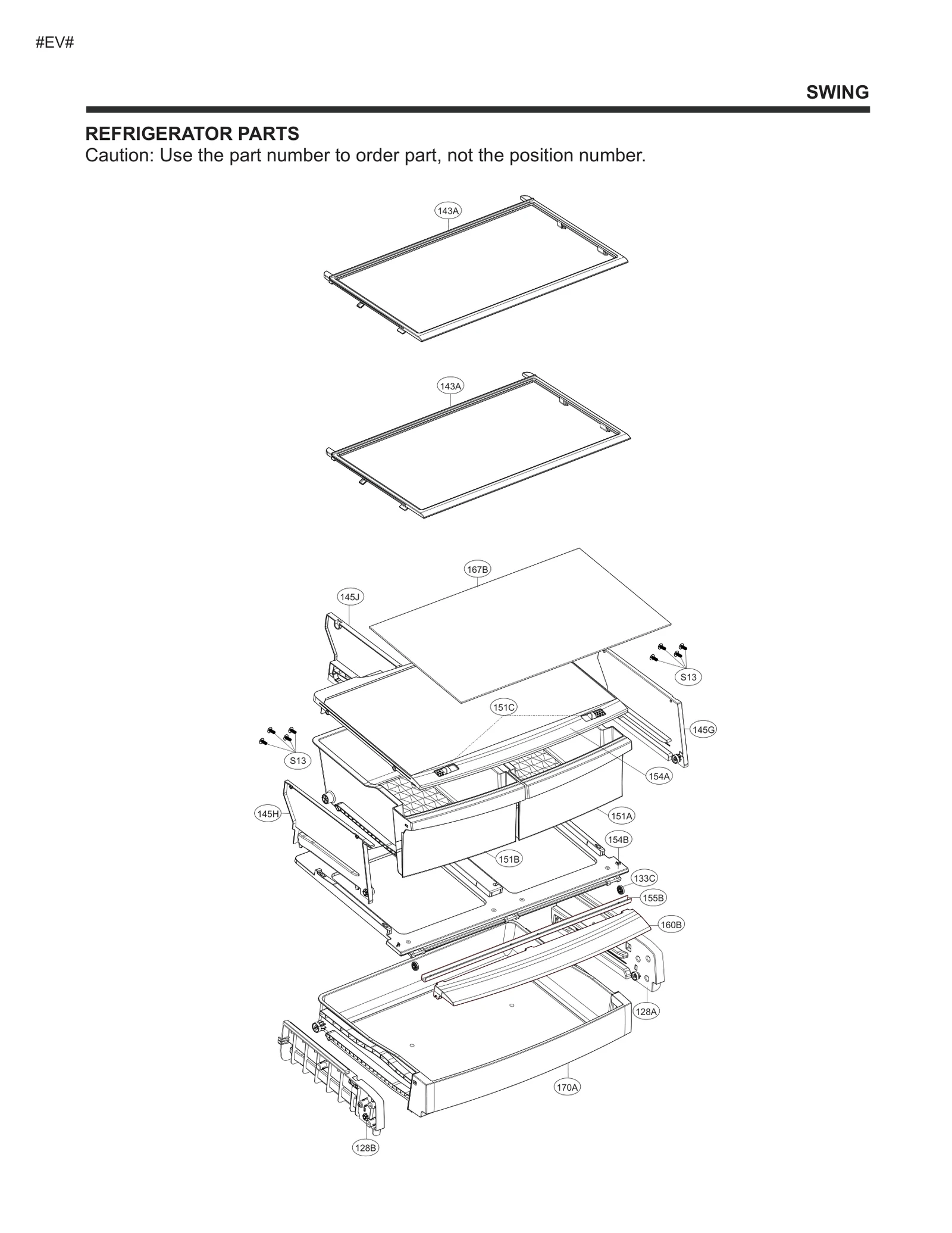 Fresh Room Tray Assembly