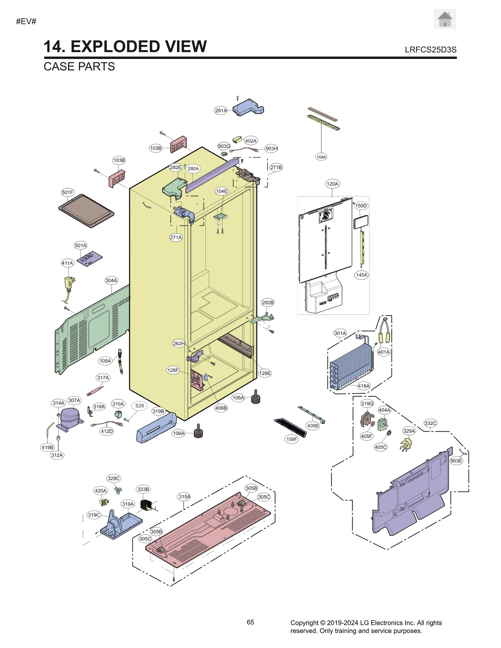 Center Hinge Assembly