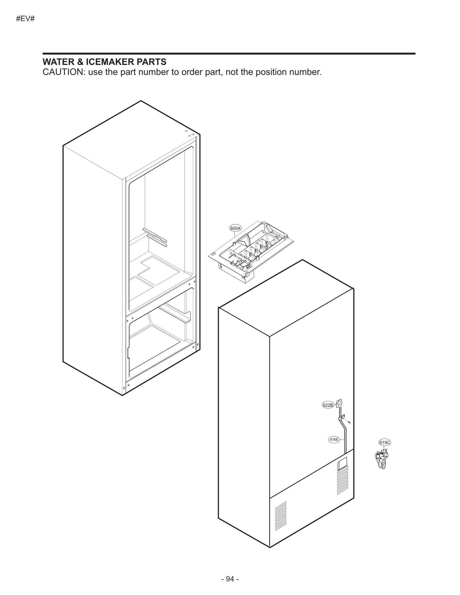 Ice Water Tube Assembly