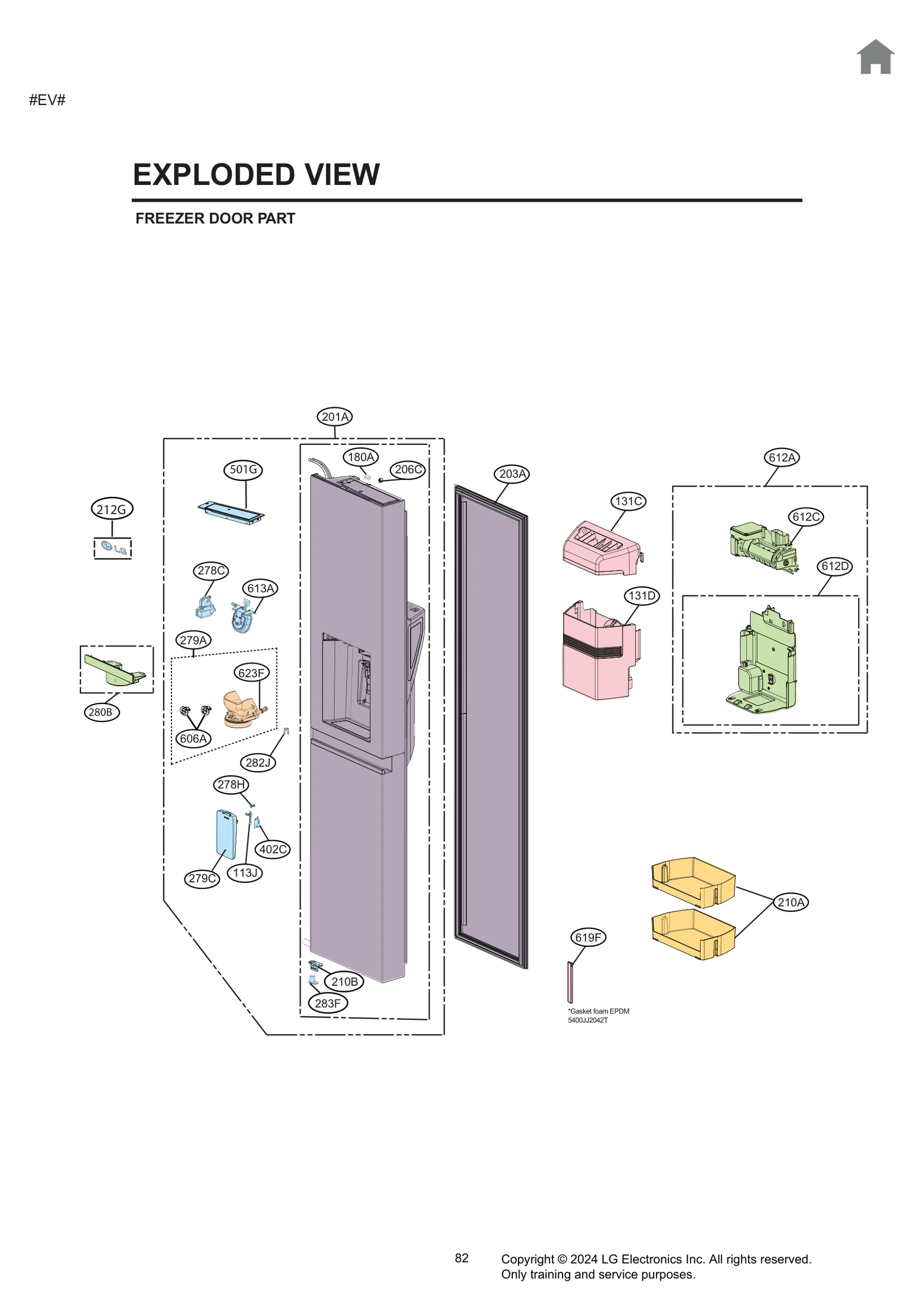 Door Foam Assembly