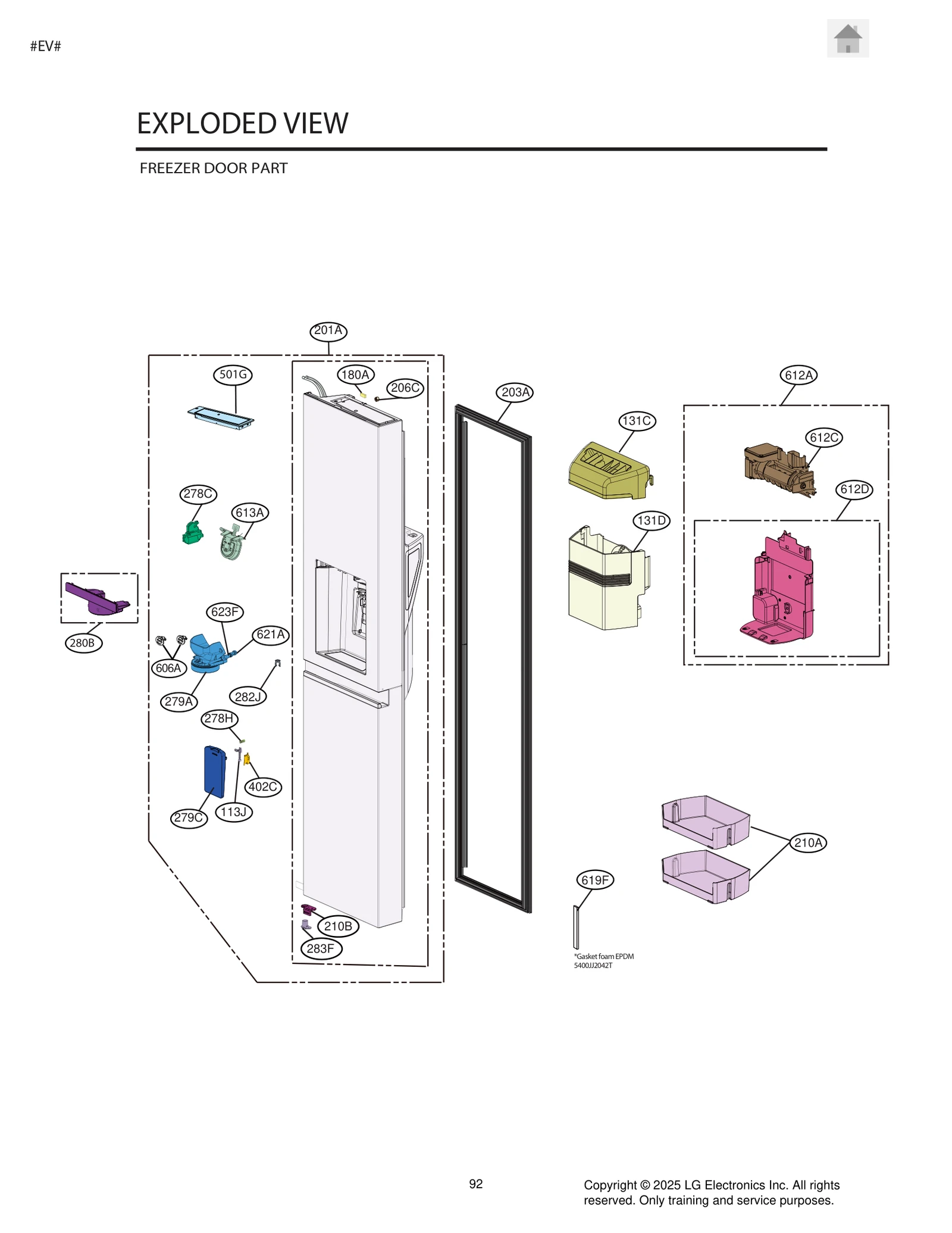 Door Foam Assembly