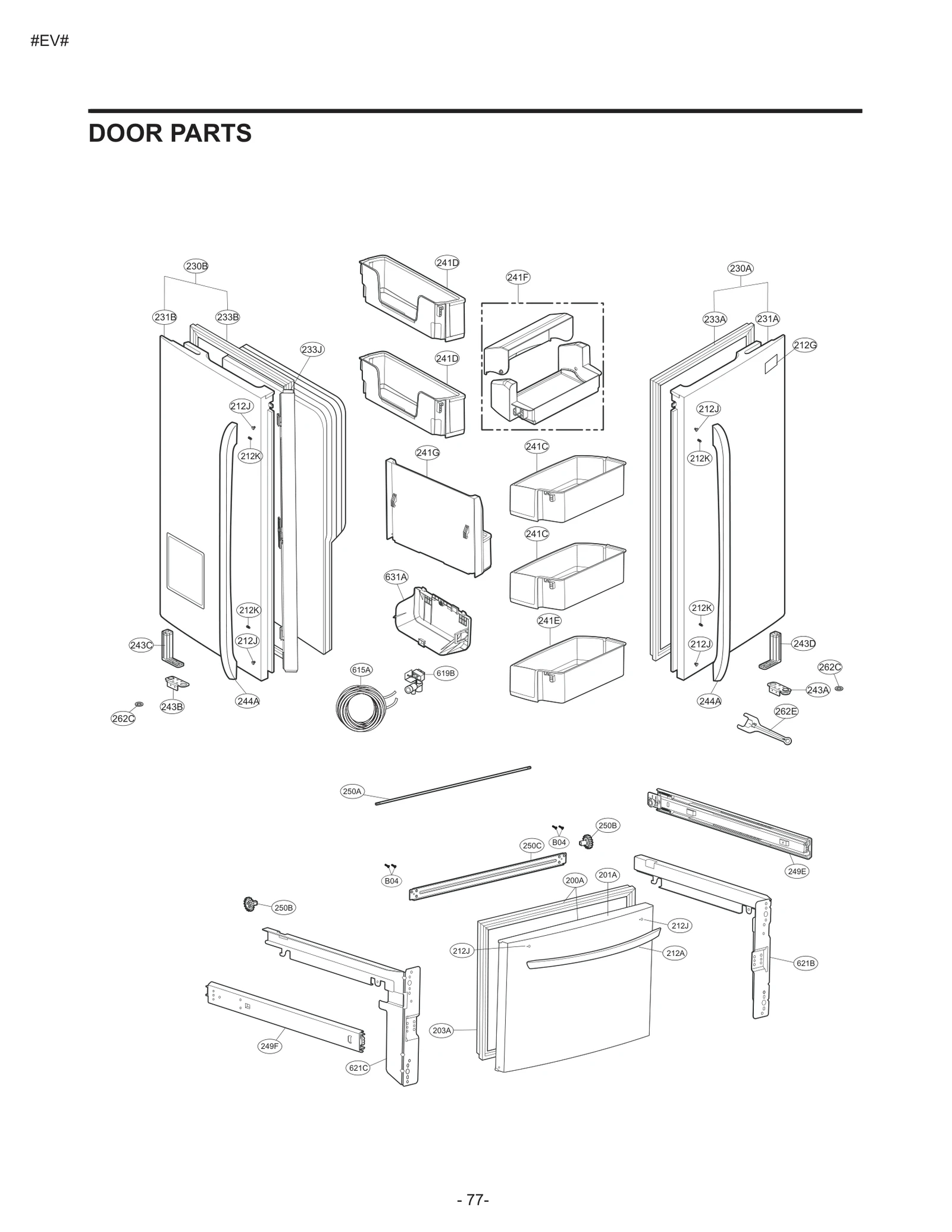 Door Basket Assembly
