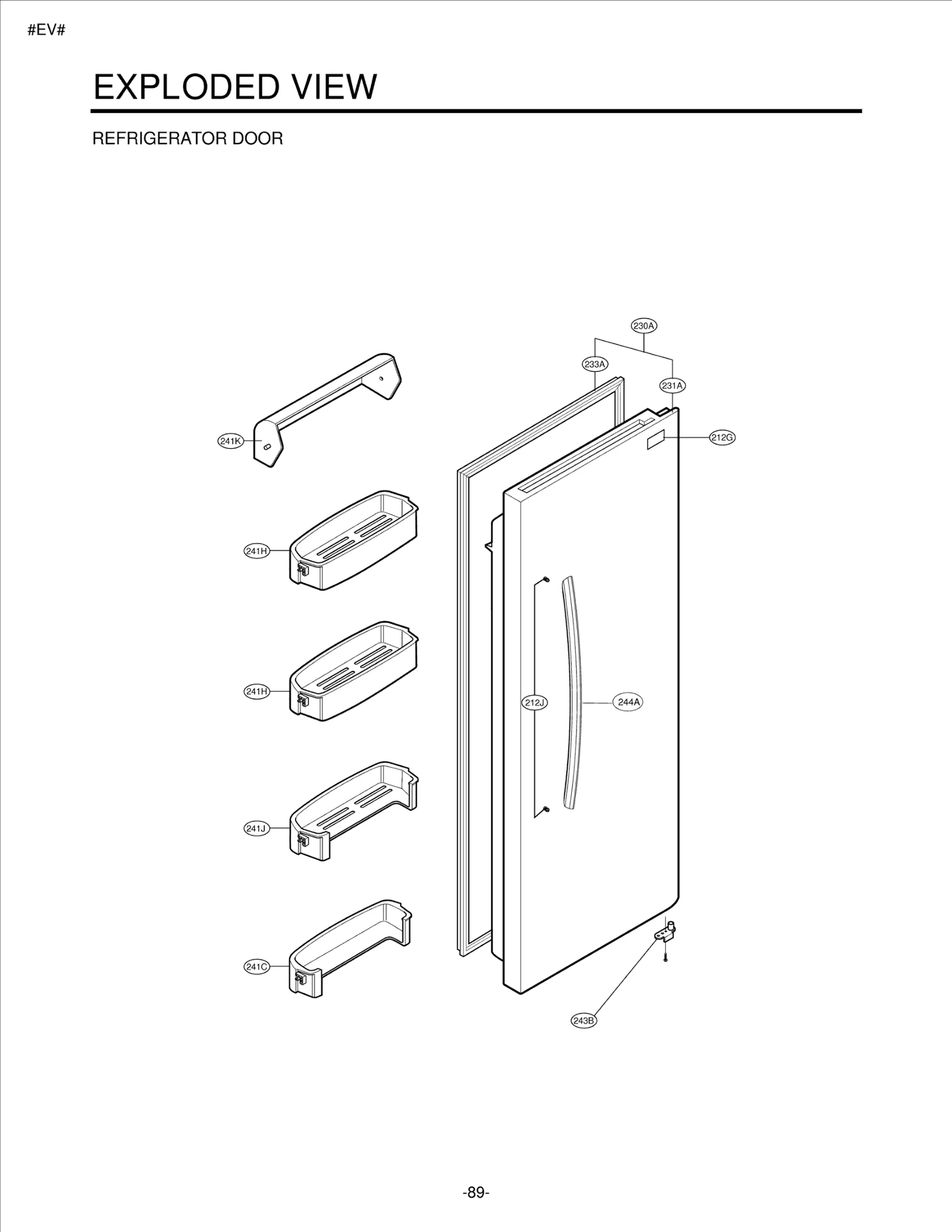 Door Foam Assembly