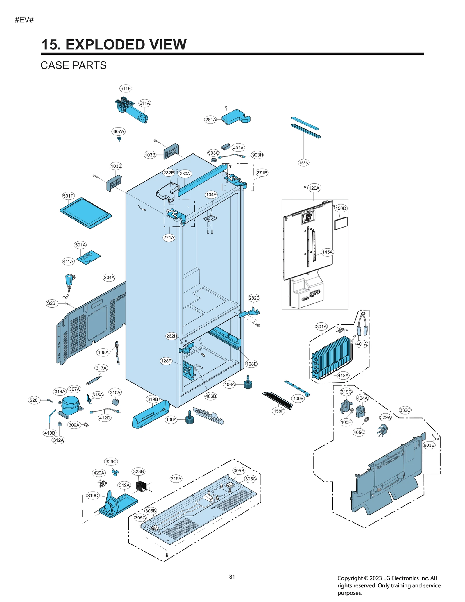 Center Hinge Assembly