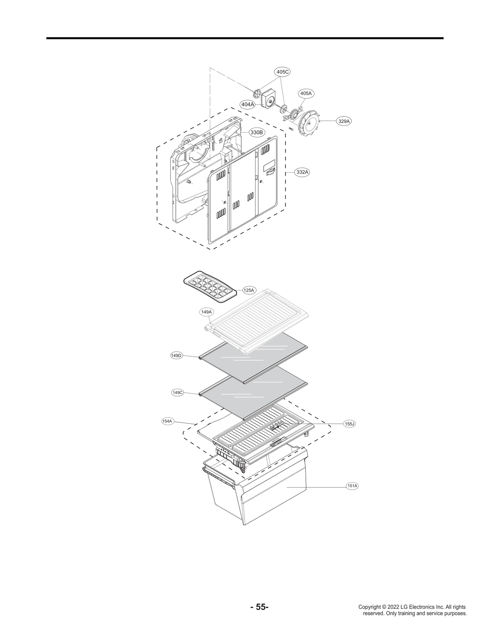Vegetable Tray Cover Assembly