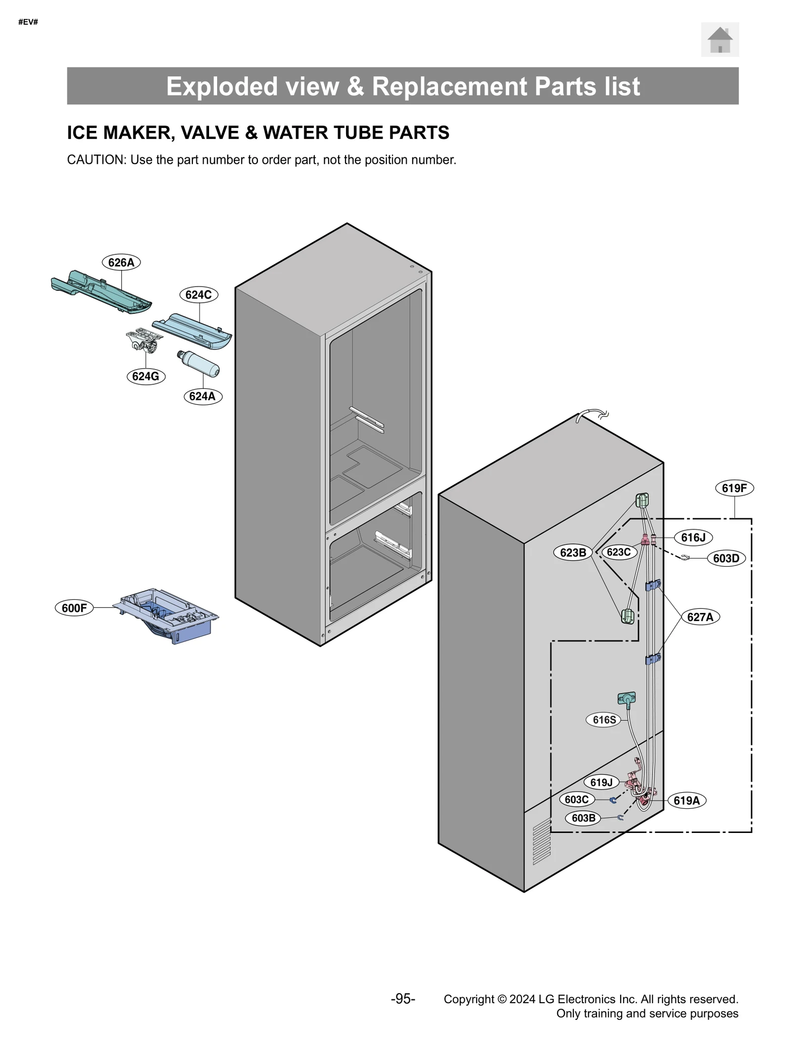 Ice Water Tube Assembly