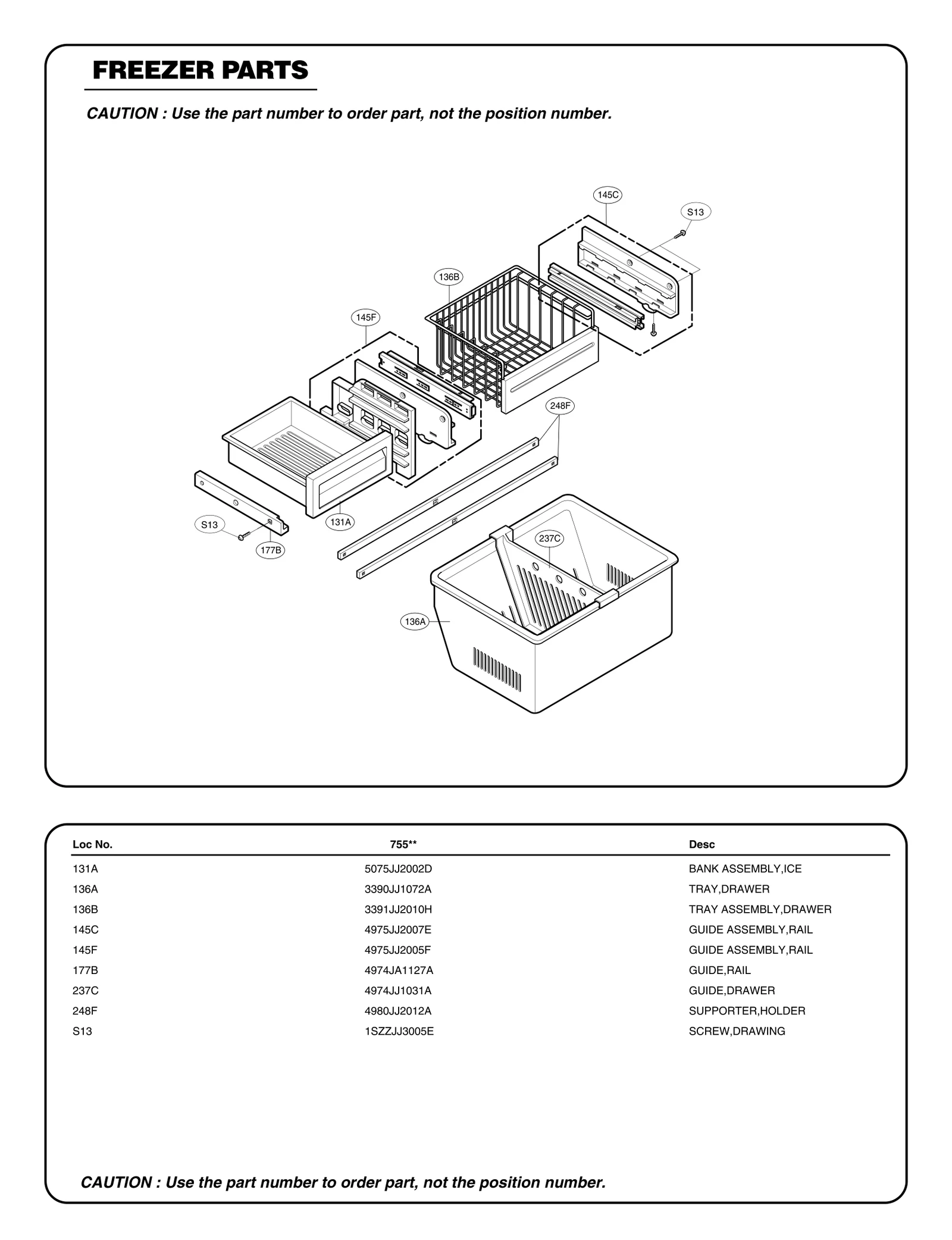 Drawer Tray Assembly