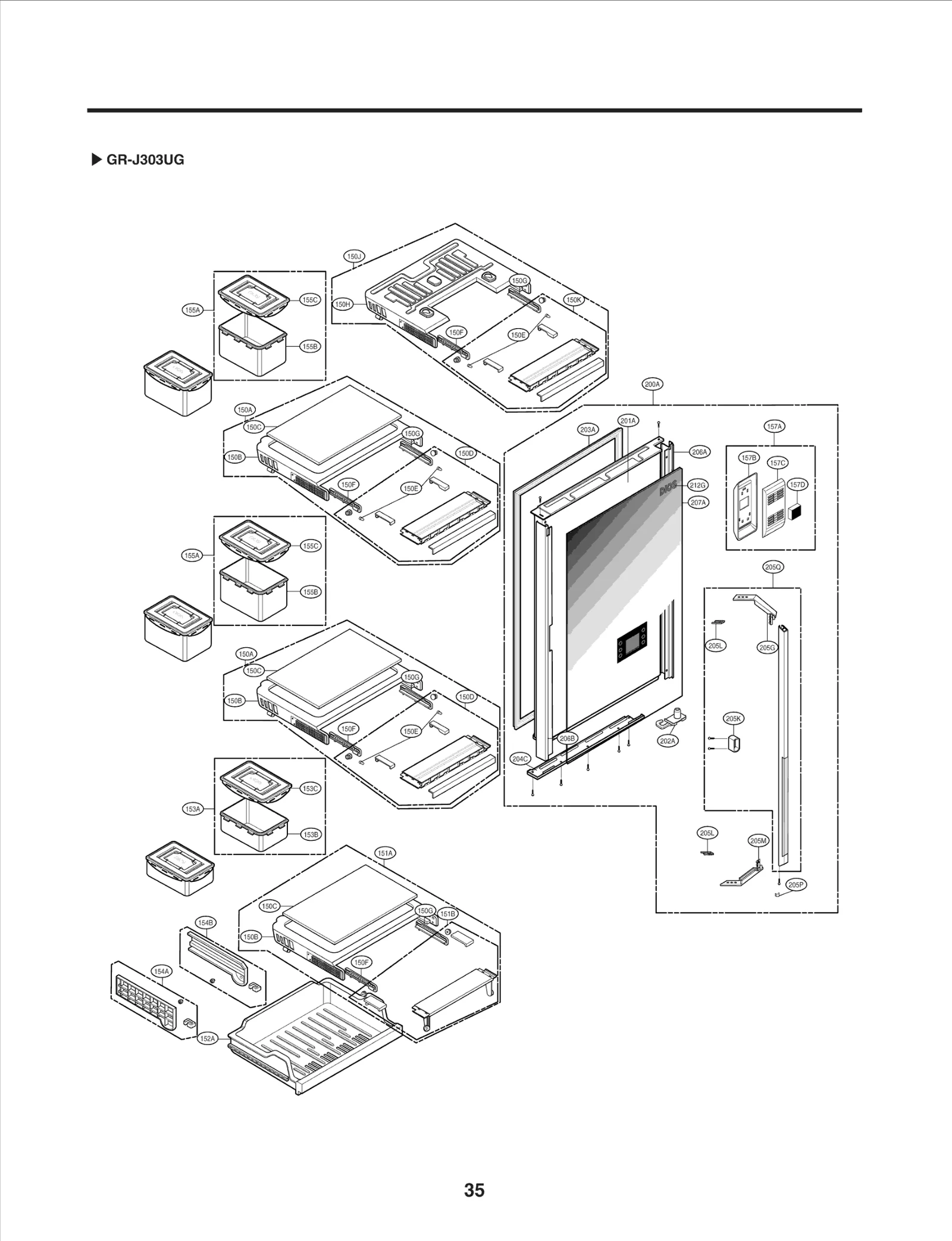 LCD Frame Assembly