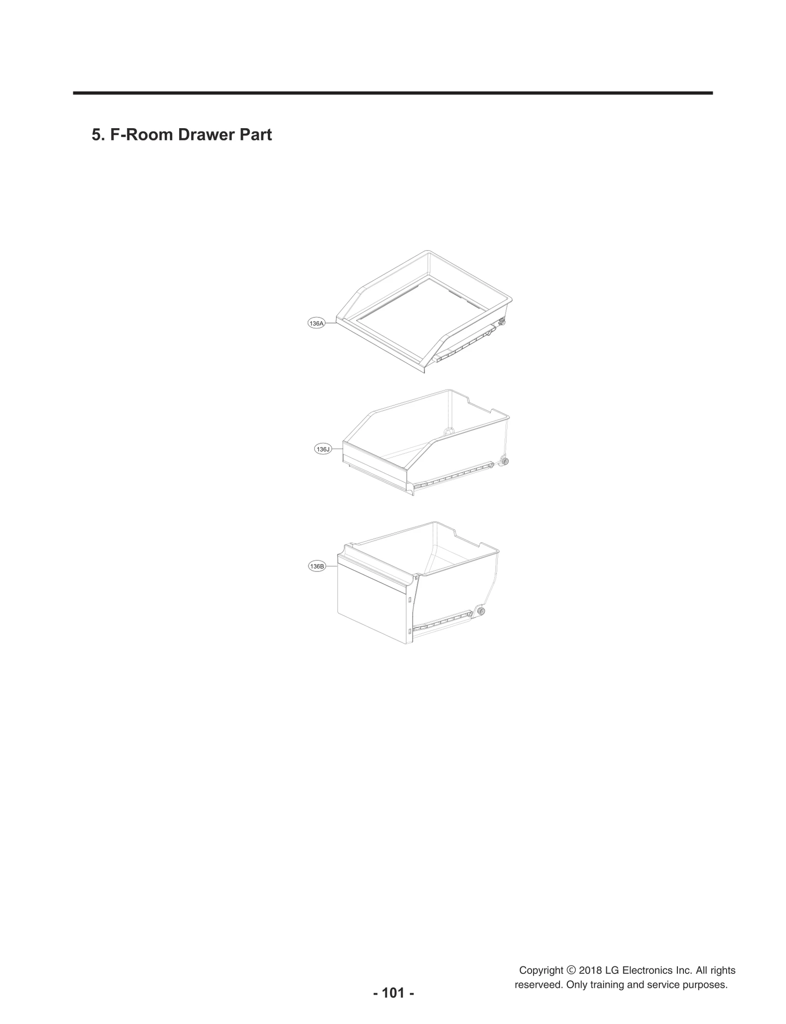 Drawer Assembly Tray
