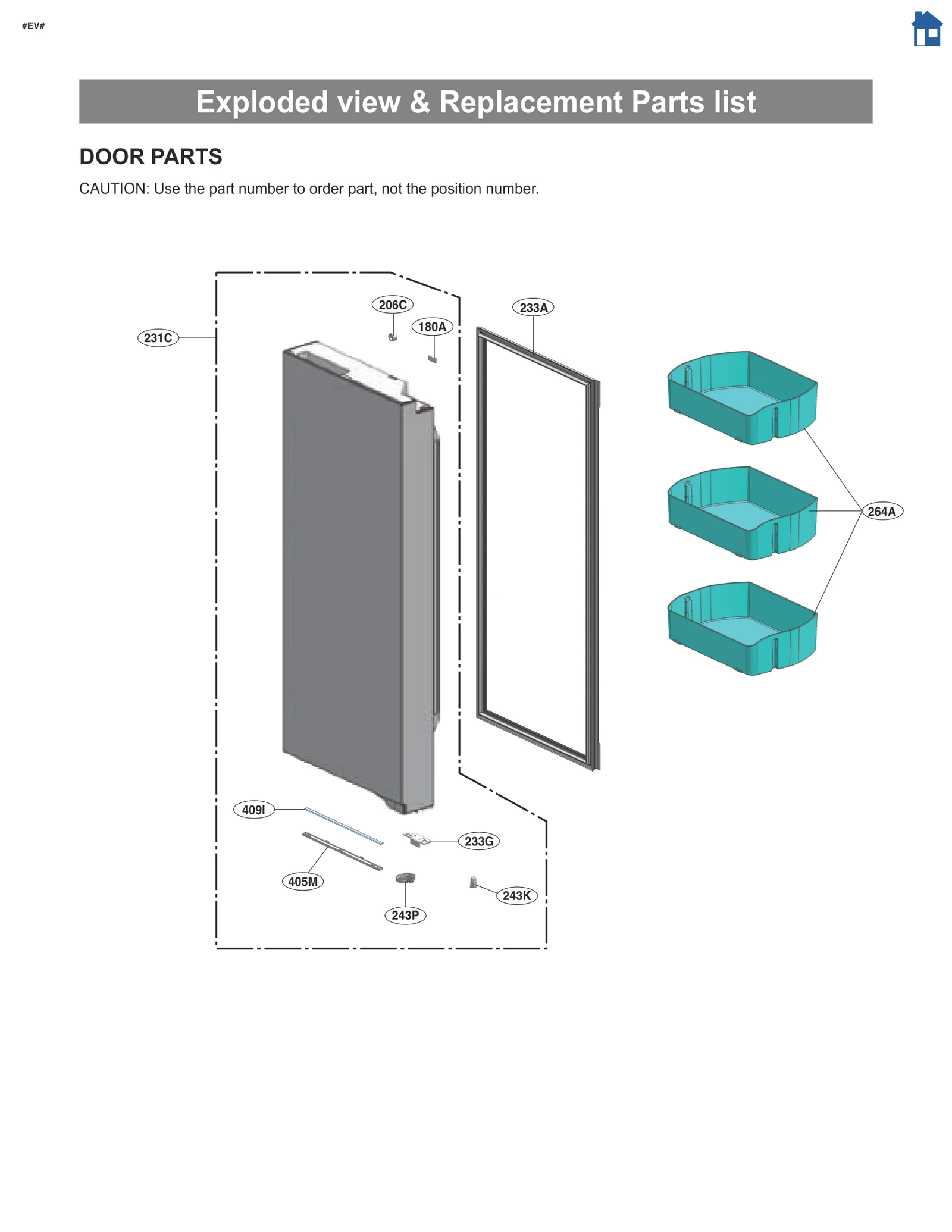 Door Foam Assembly, Refrigerator