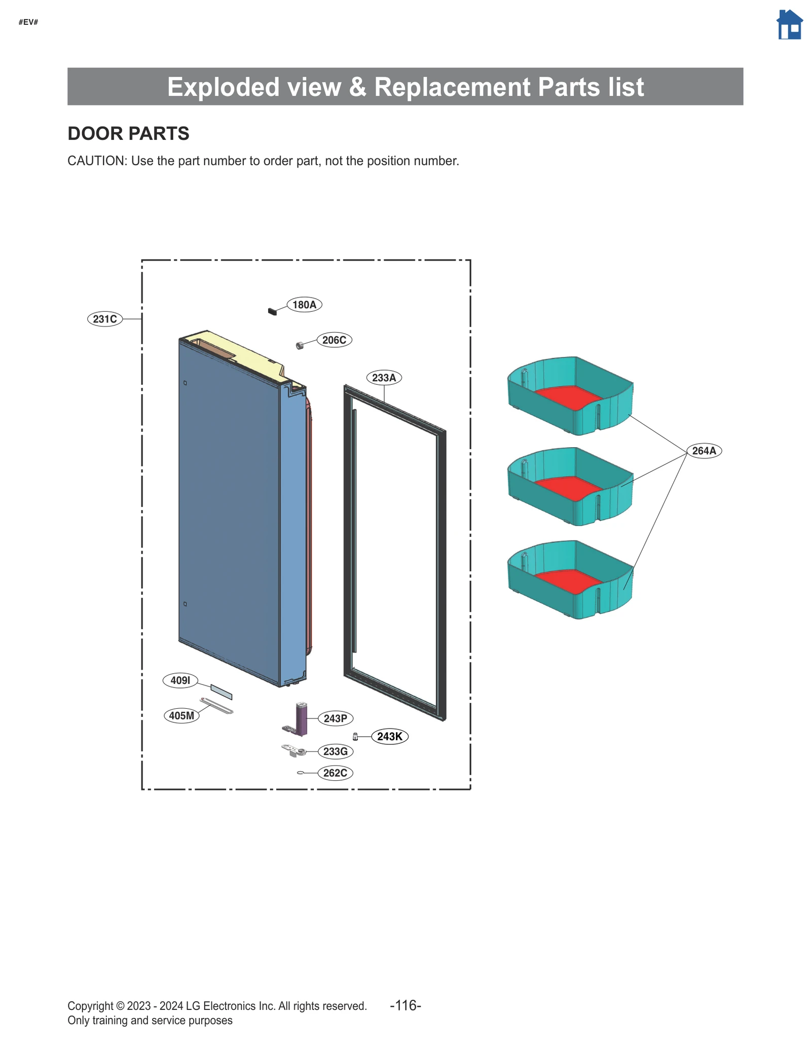 Door Foam Assembly, Refrigerato
