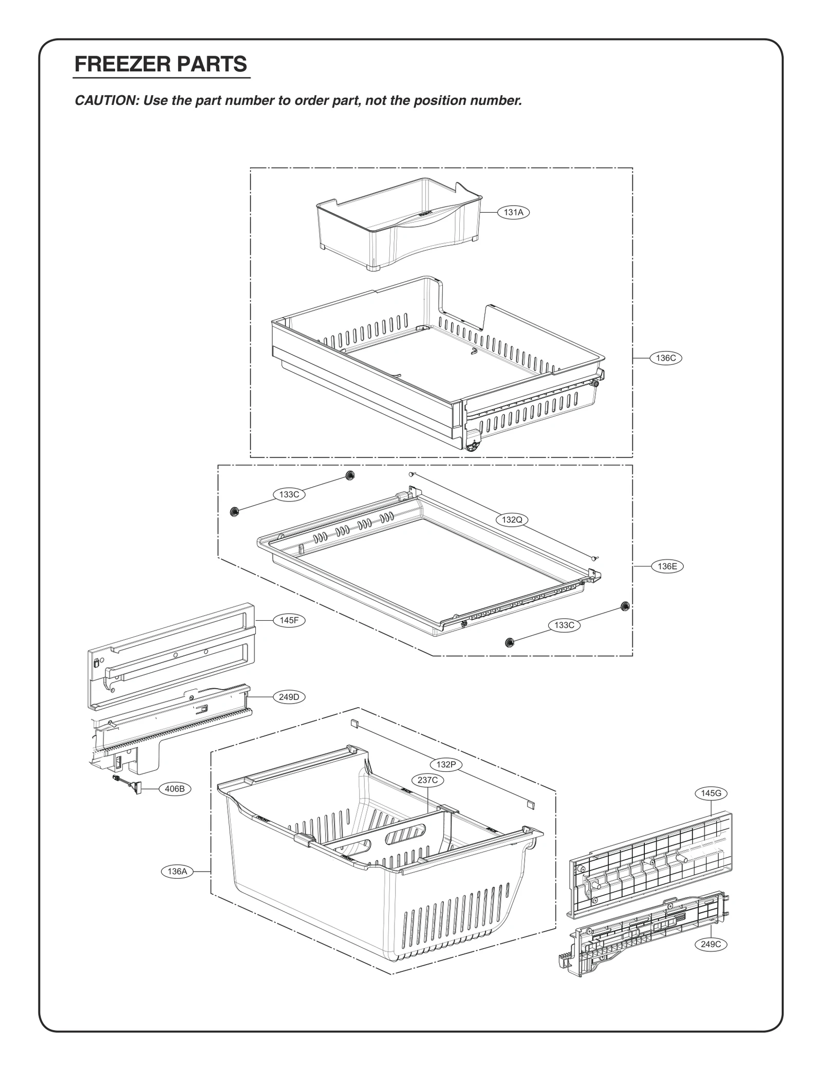 Drawer Assembly Tray
