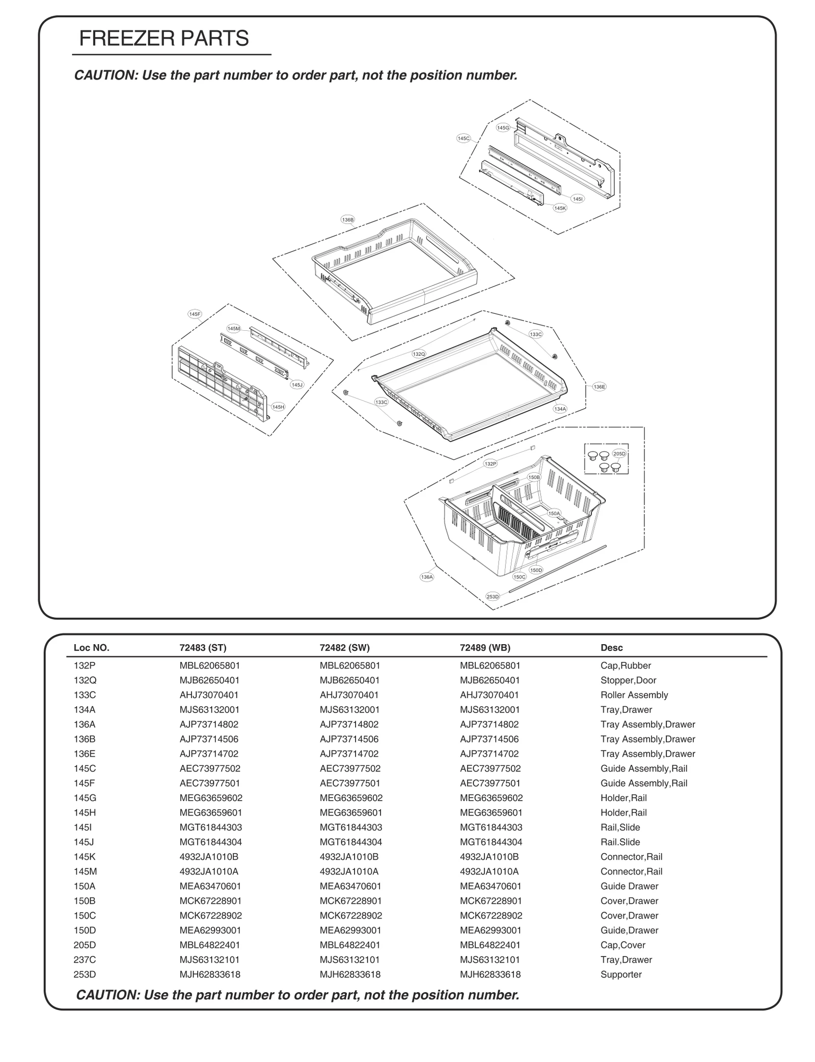 Drawer Tray Assembly