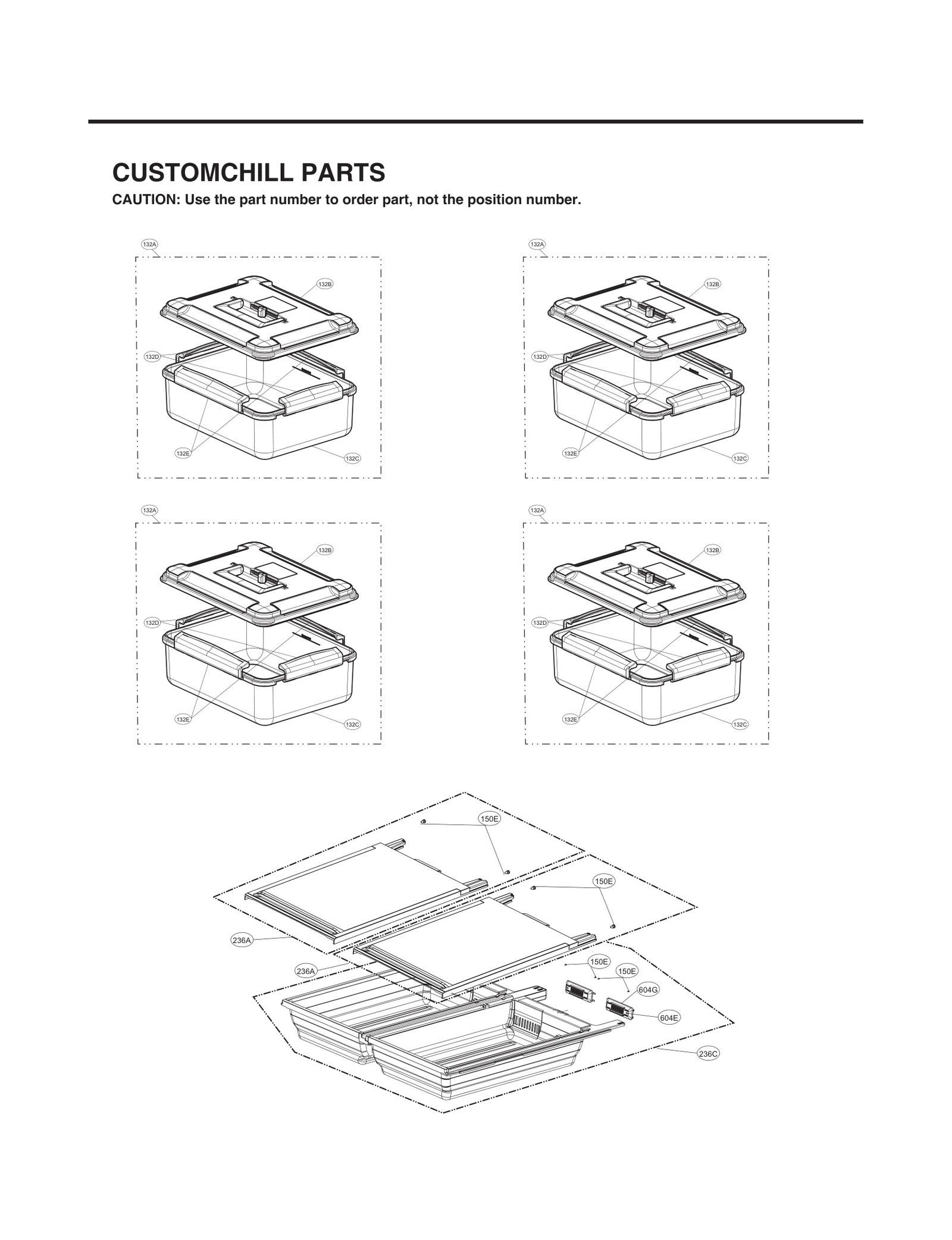 Side Dish Bucket Assembly