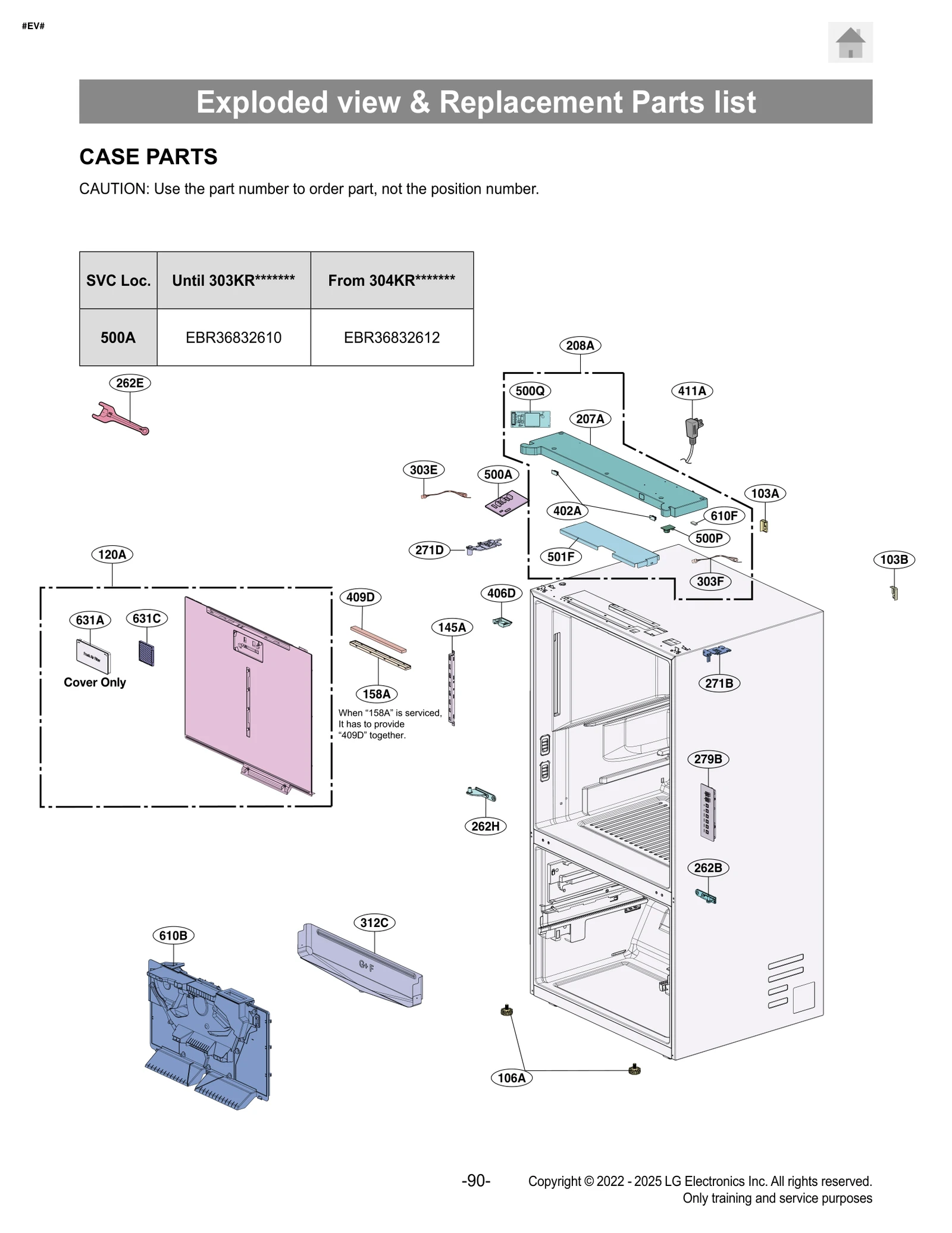Cover Assembly, Hinge