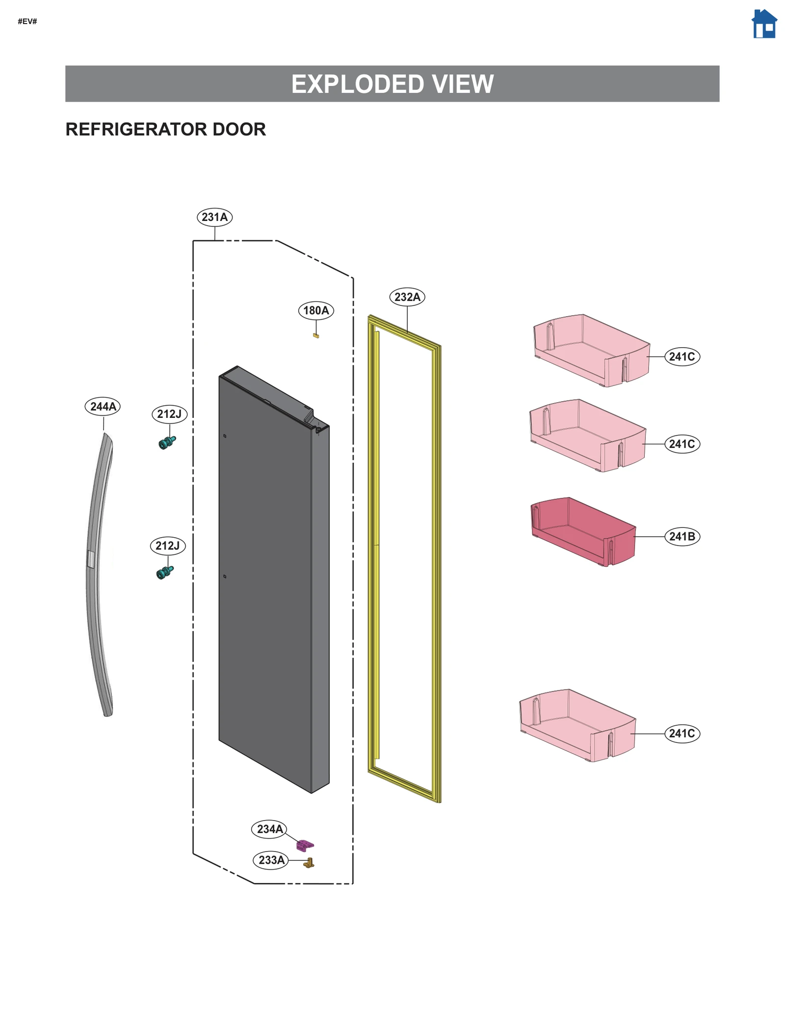 Door Foam Asm, Ref