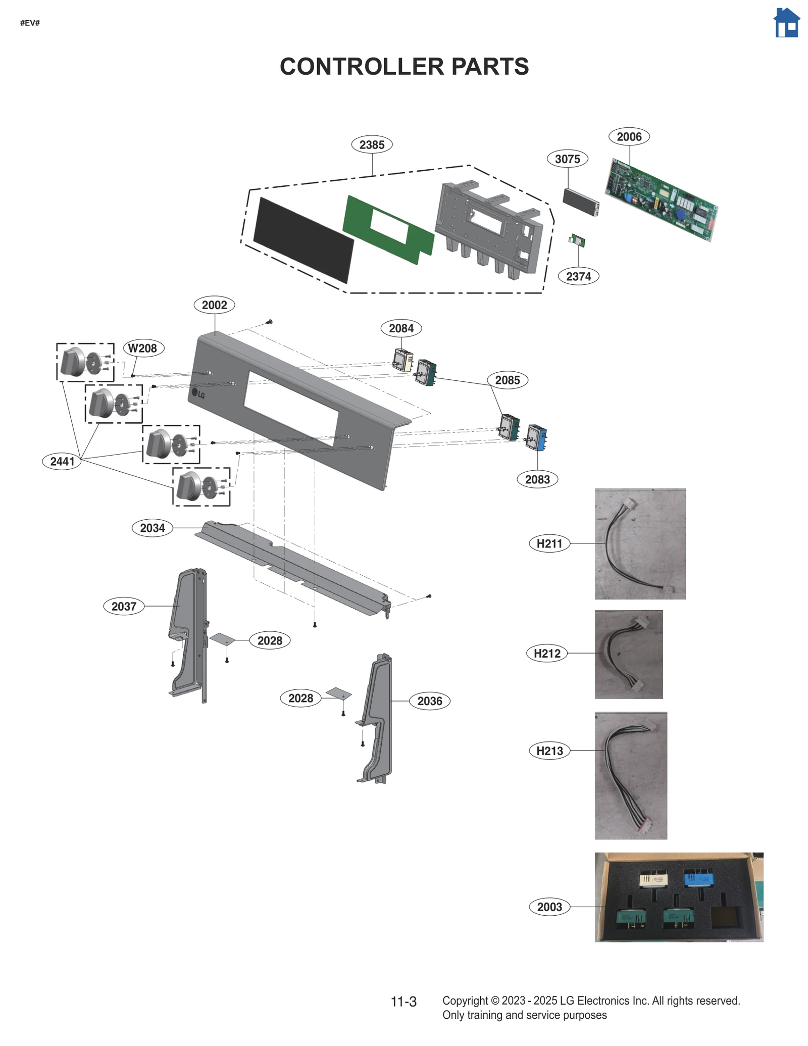 Harness, Parts Assembly, Svc
