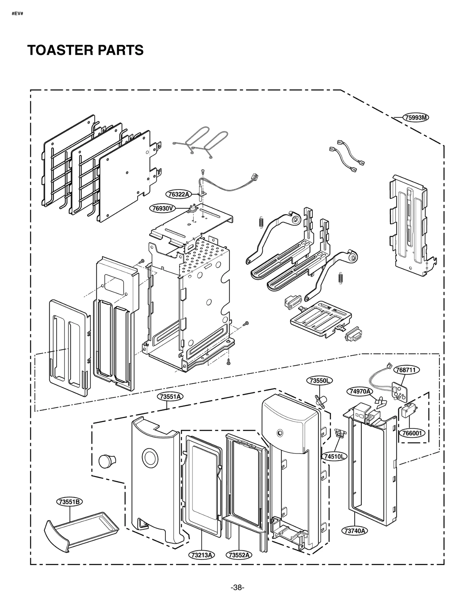 Toaster Main Assembly