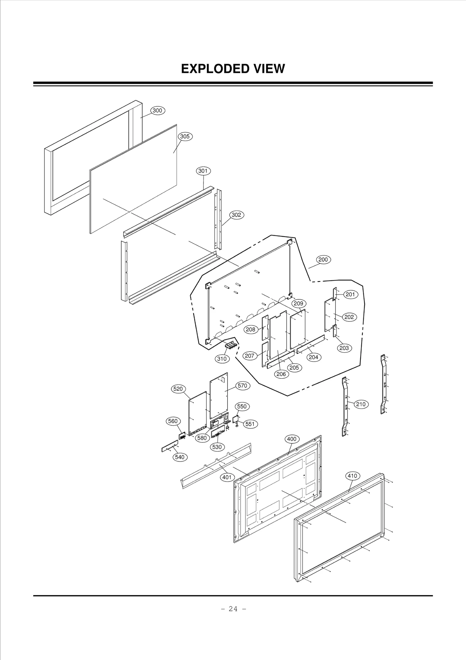 Display Printed Circuit Board Assembly