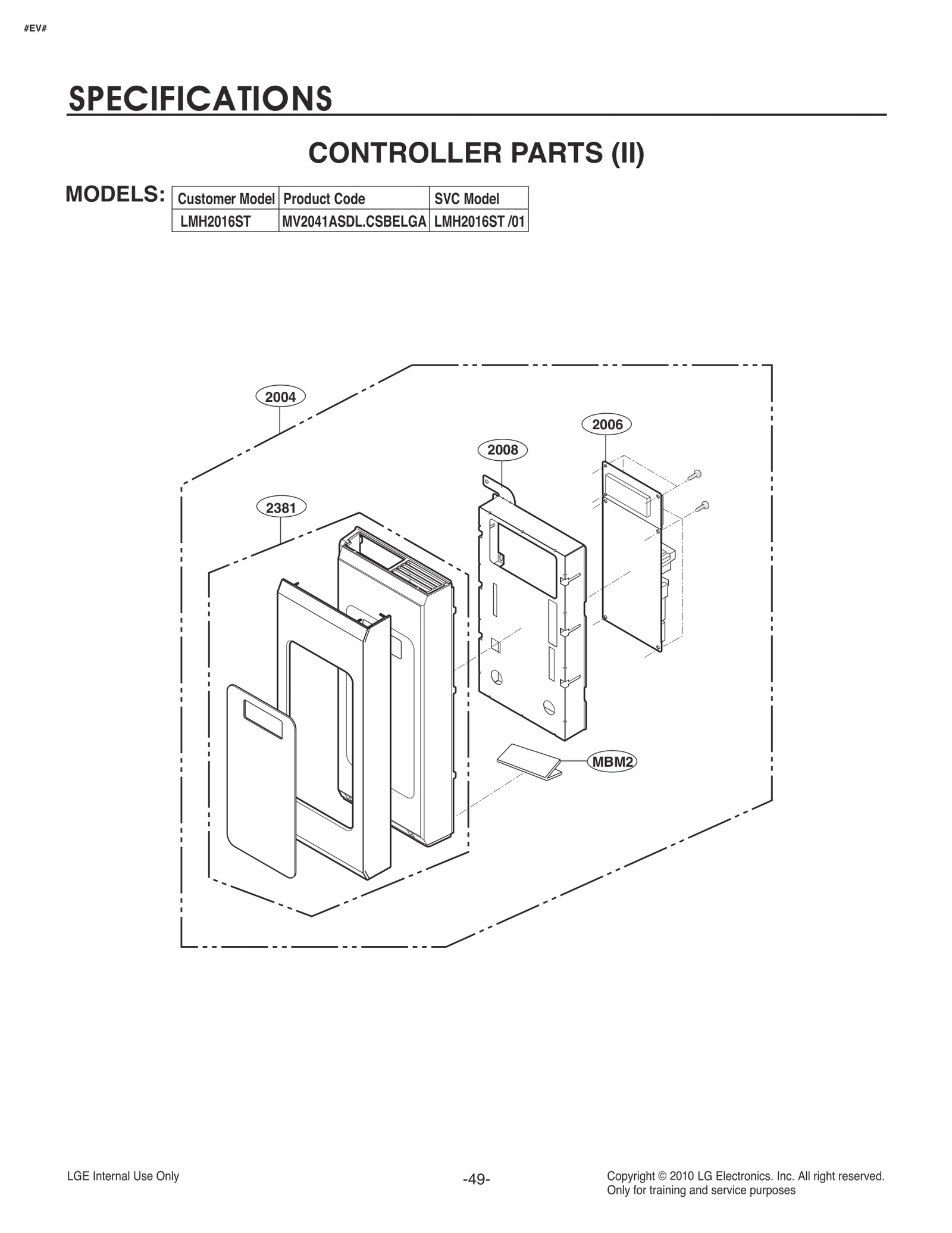 Keypad Controller Assembly
