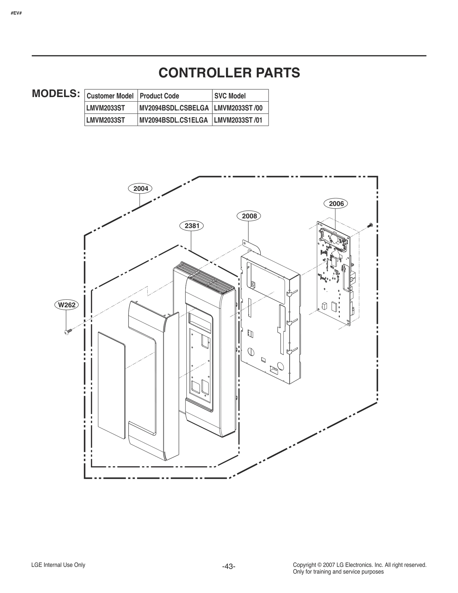 Keypad Controller Assembly