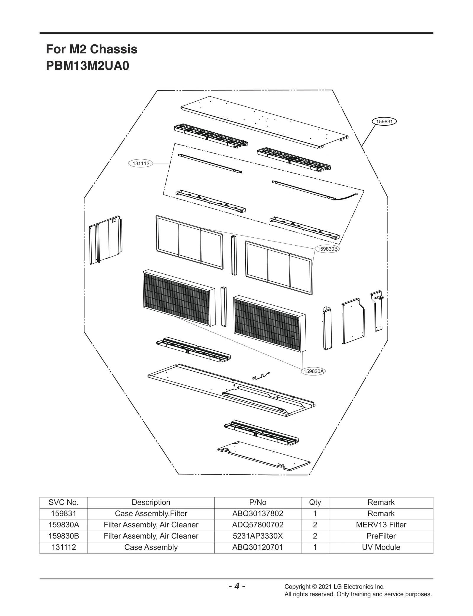 Case Assembly, Filter