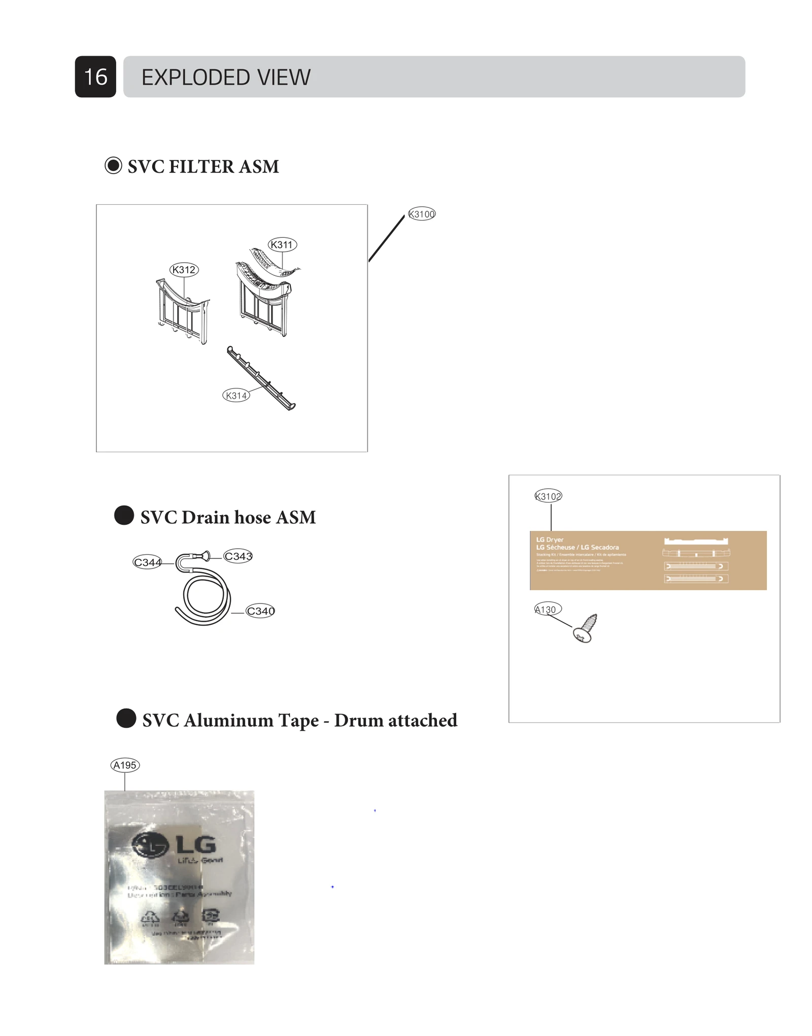 Bag Parts Assembly