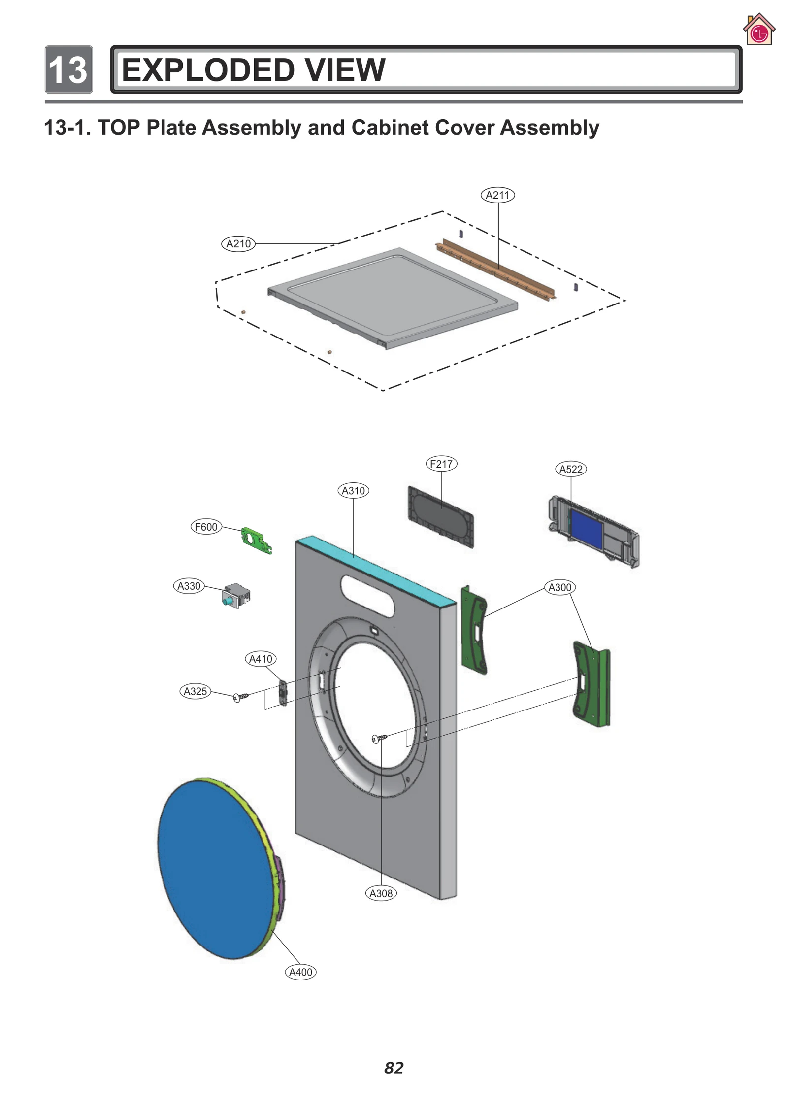 Cover Assembly, Cabinet