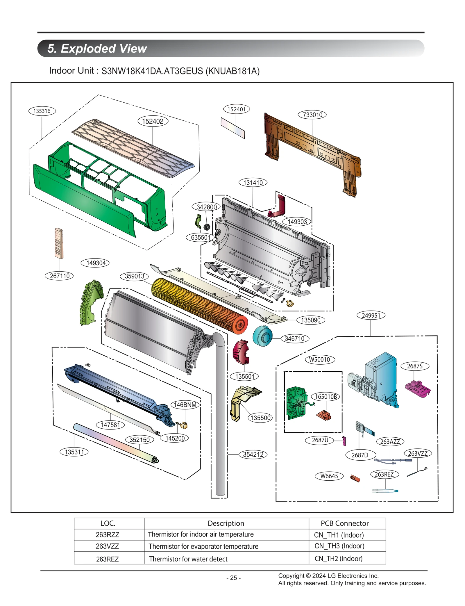 Indoor Front Grille Assembly