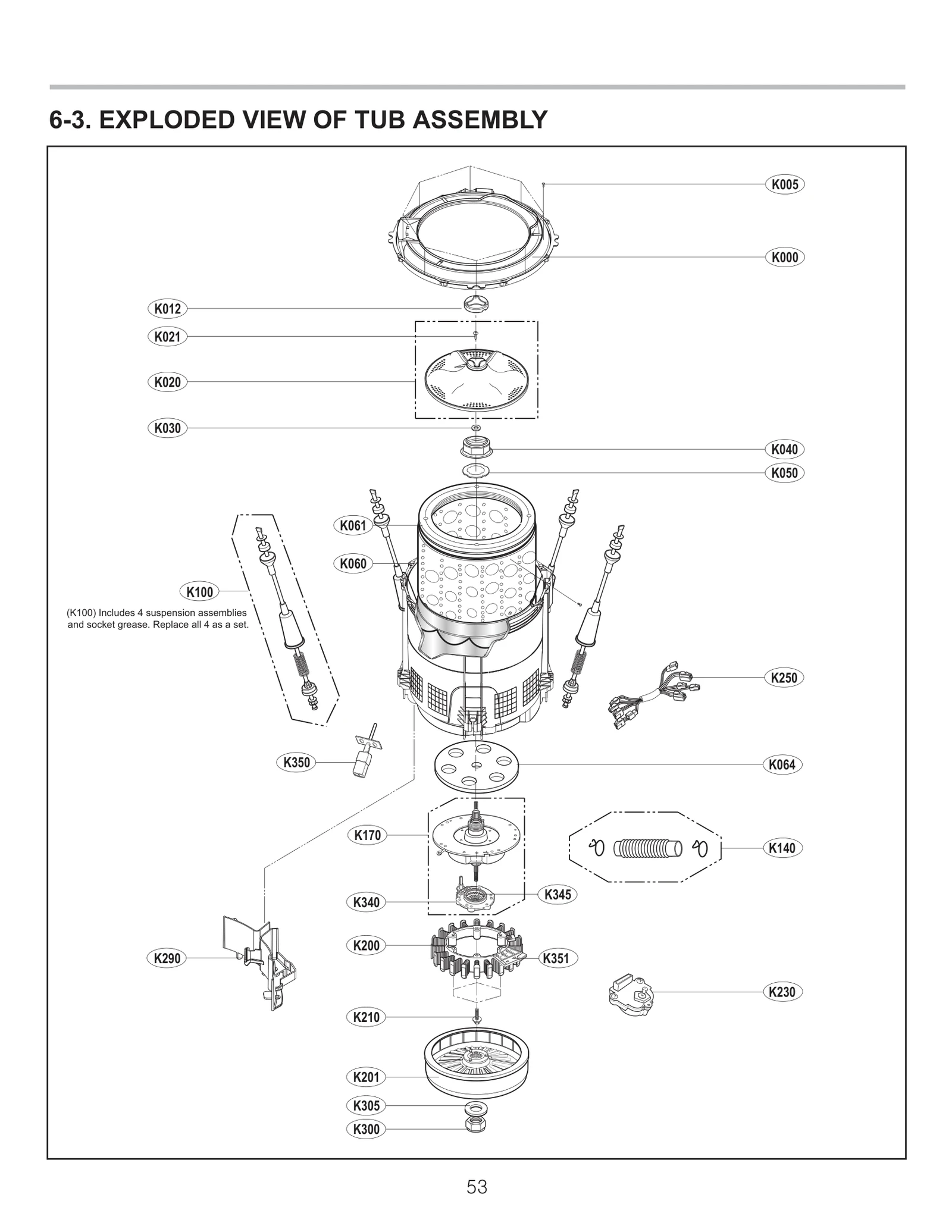 Tub Inner Assembly