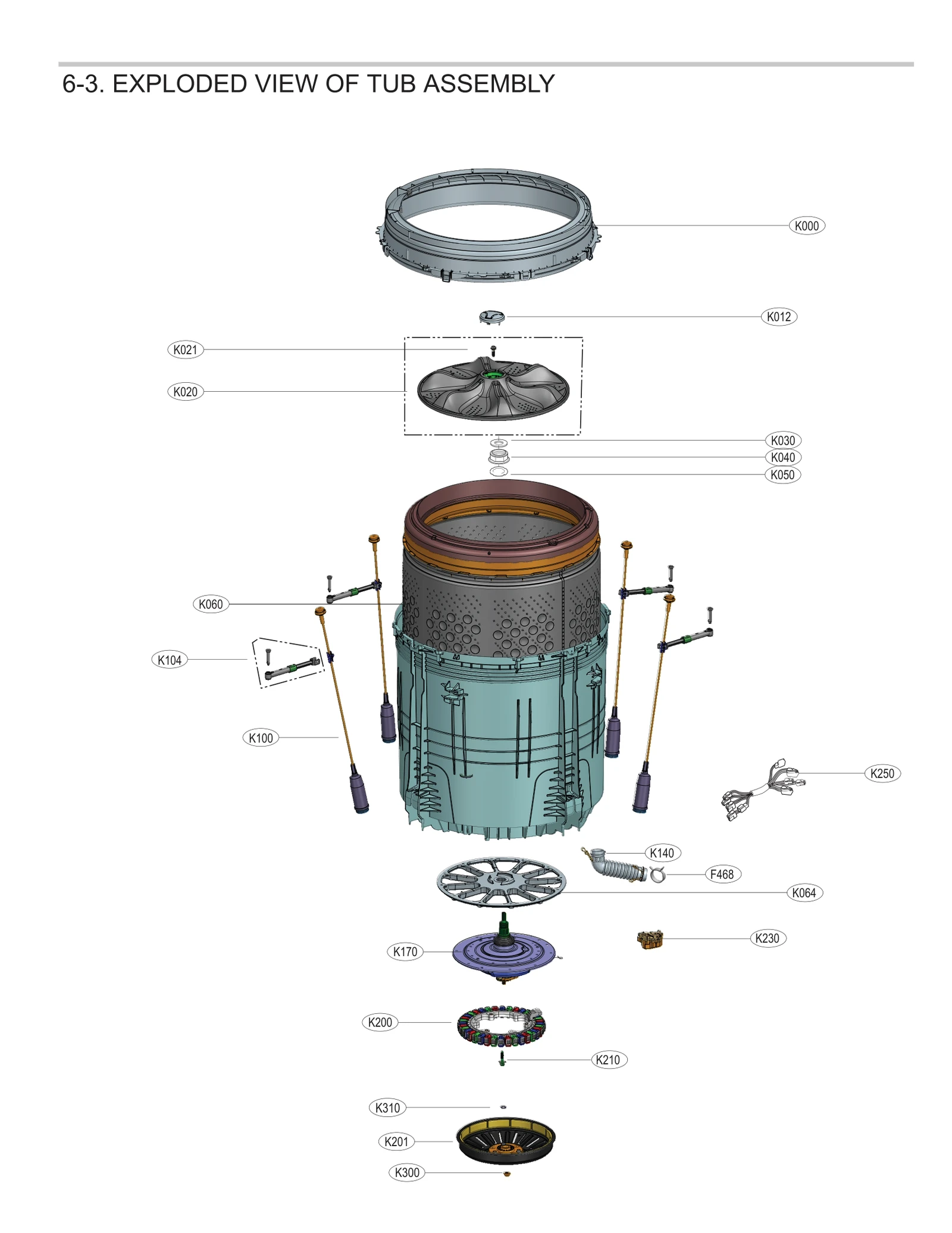 Hose Assembly, Drain
