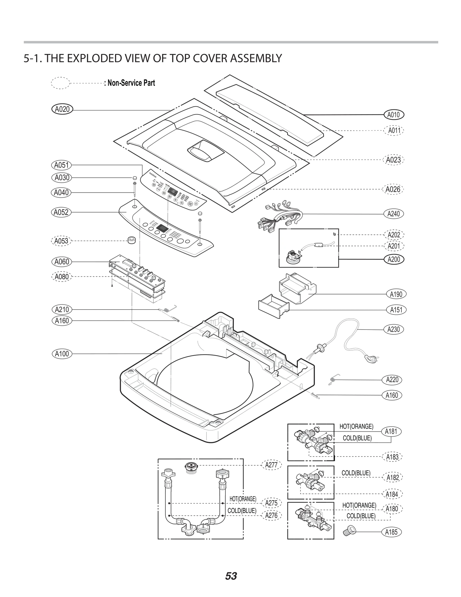 Detergent Housing Assembly