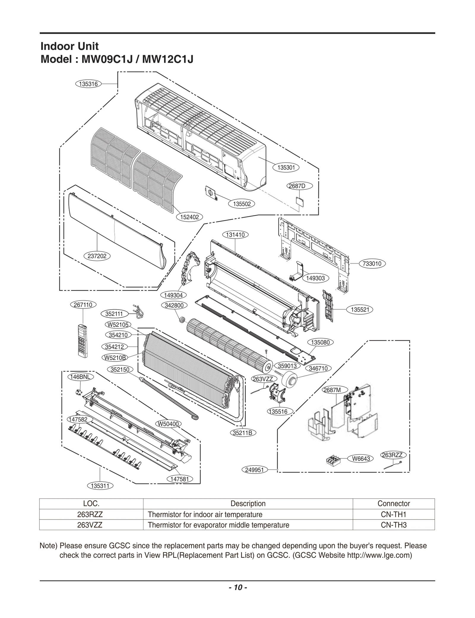 Indoor Discharge Grille Assembly