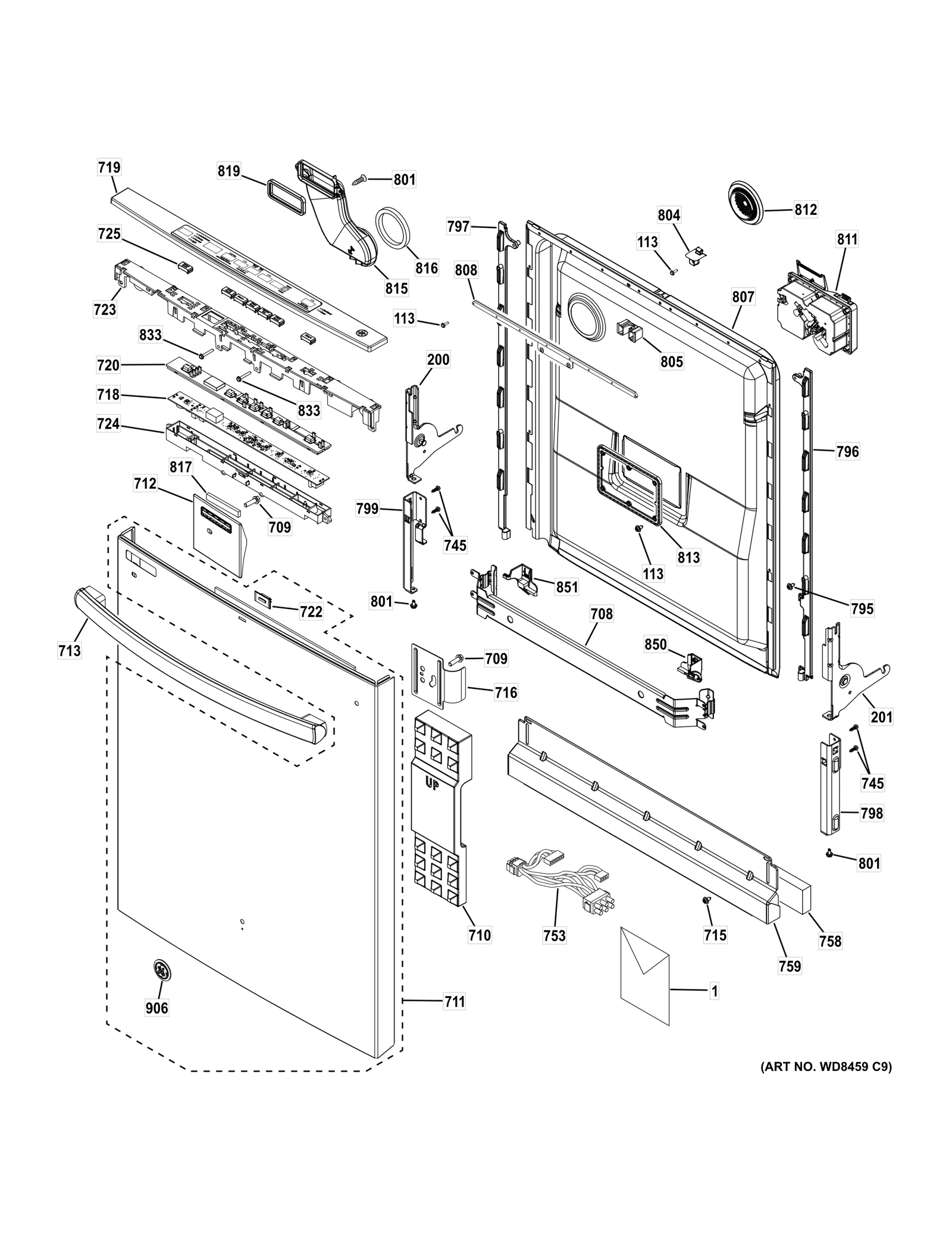 Button and Graphics Assembly