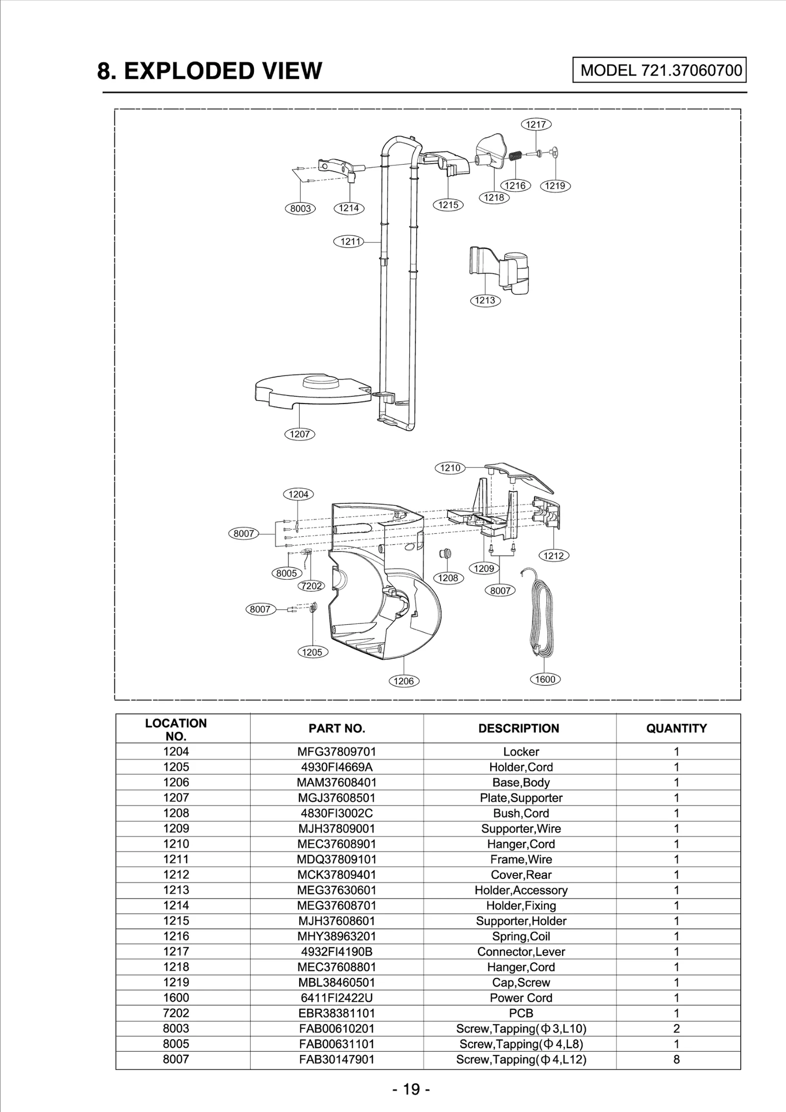 Cord Bushing