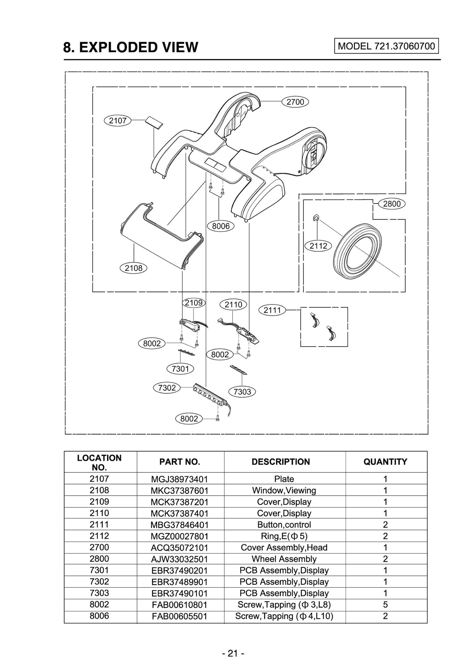 Display Printed Circuit Board Assembly