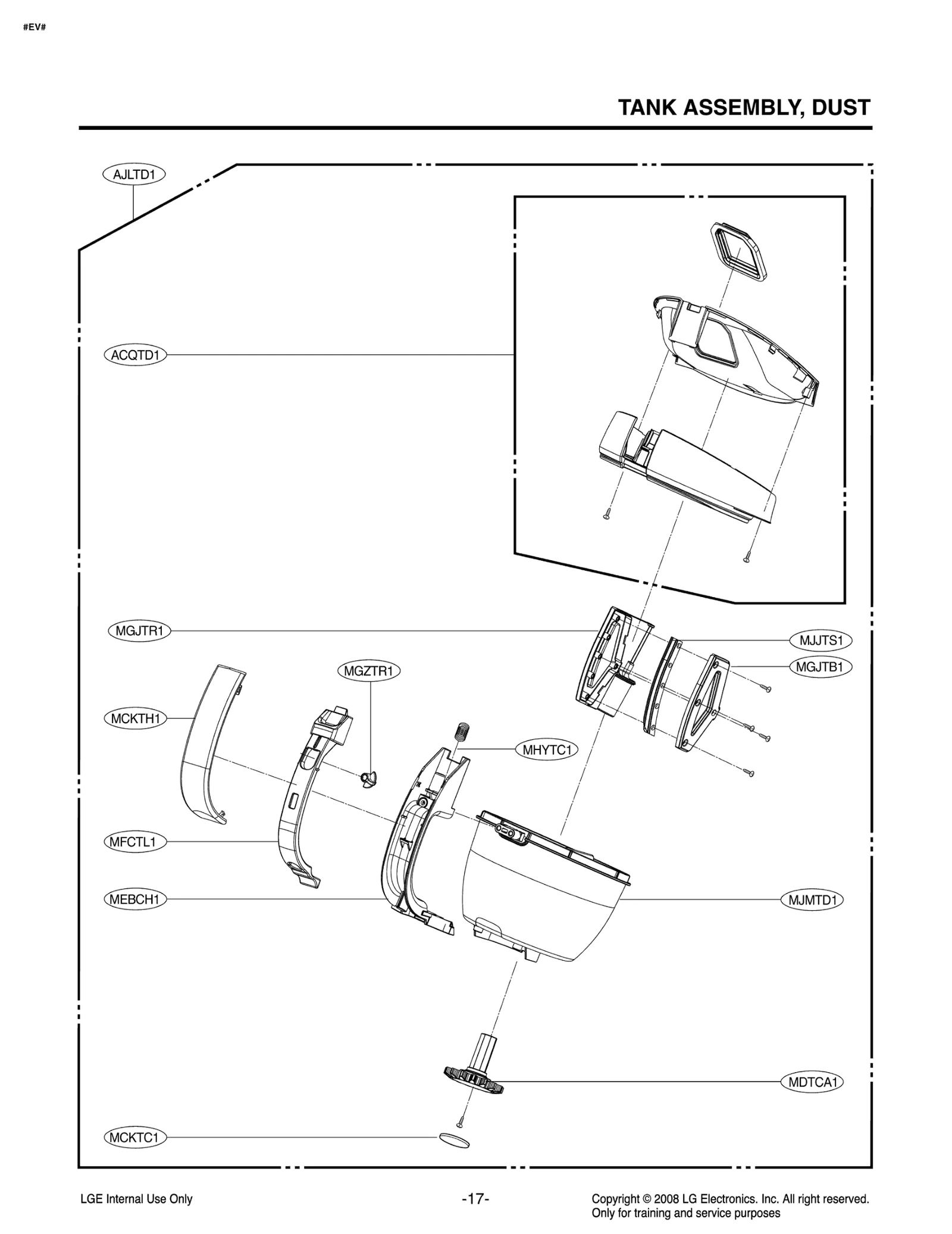 Dust Tank Assembly
