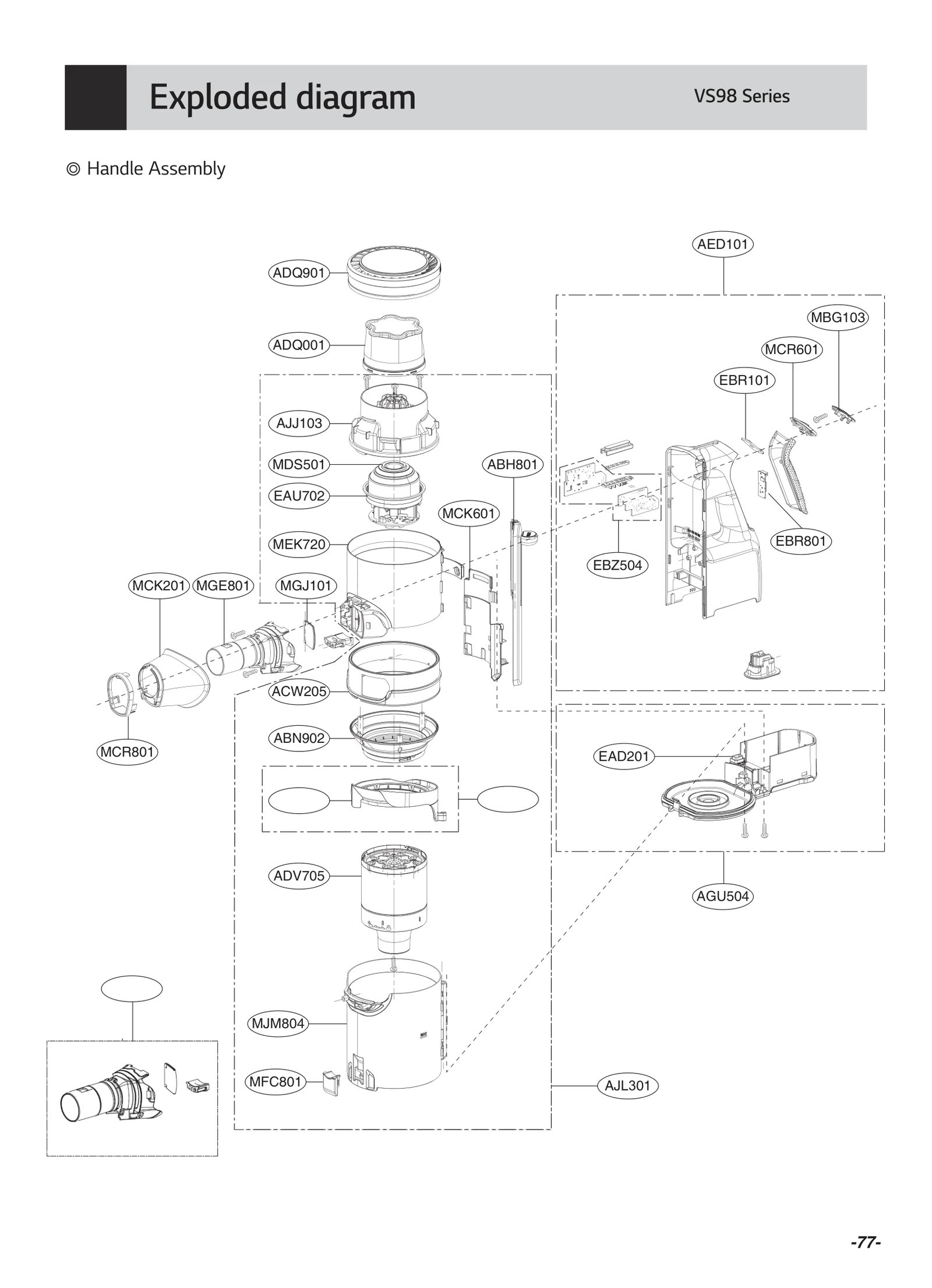 Dust Tank Assembly