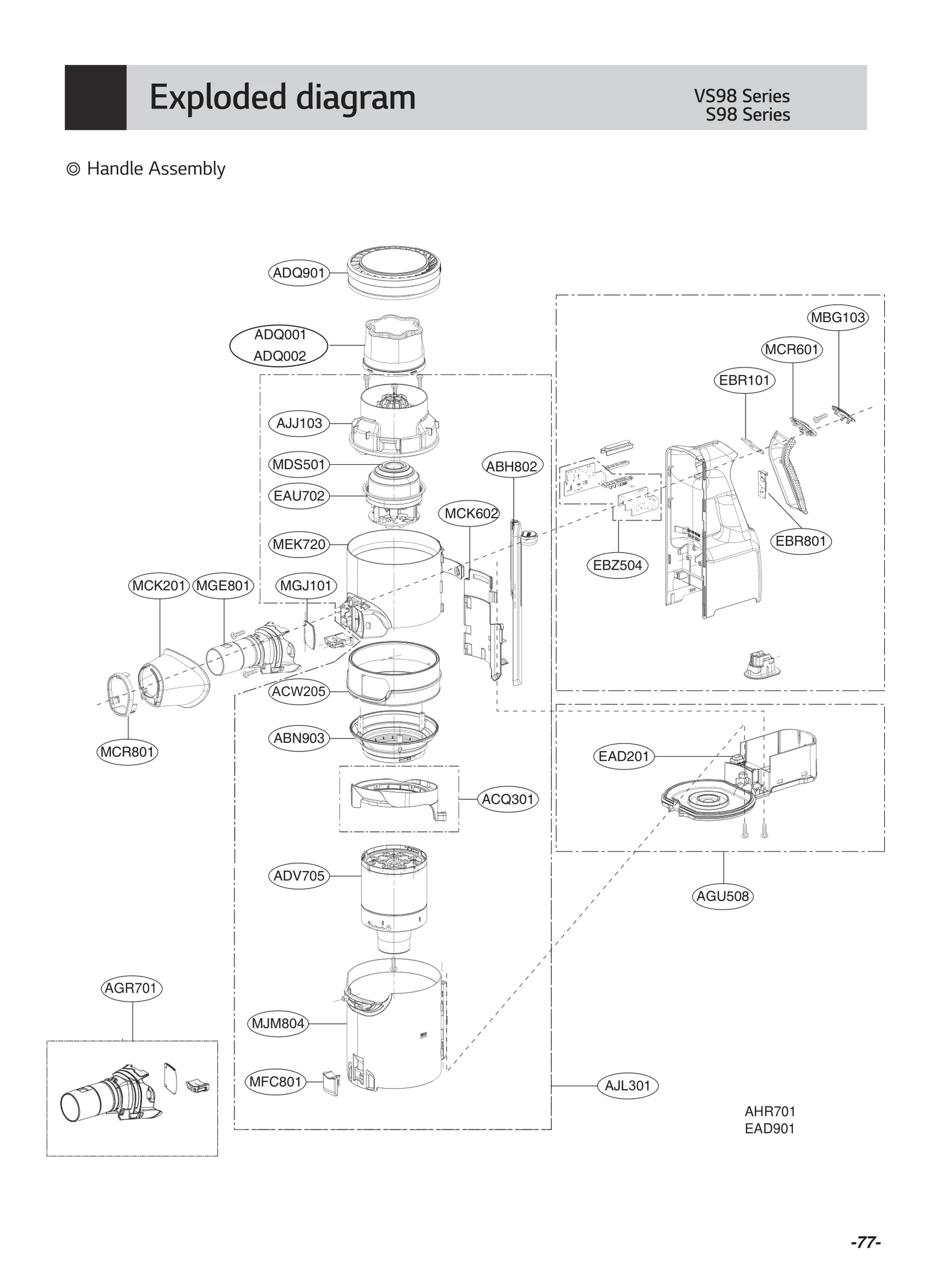 Dust Tank Assembly