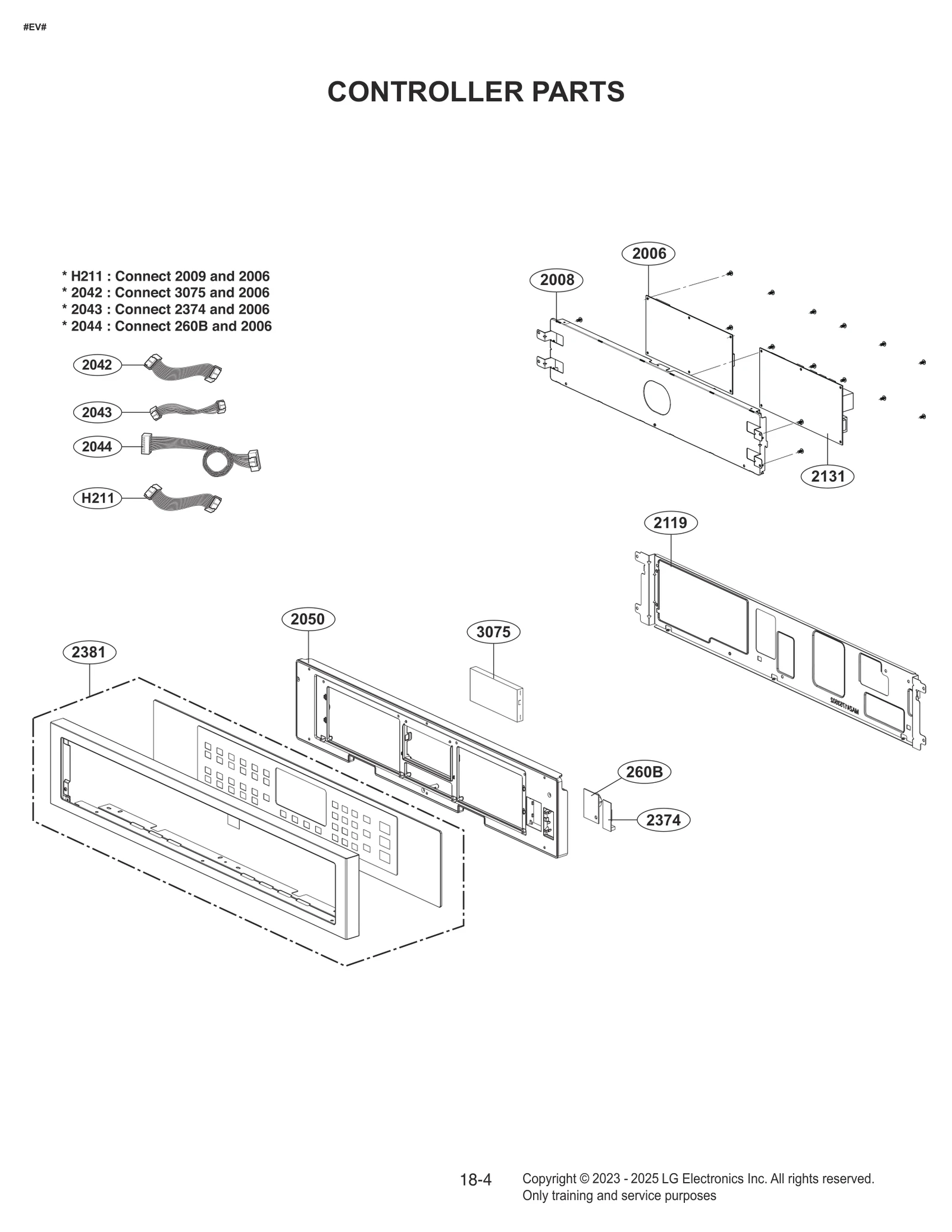 Controller Parts Assembly SVC