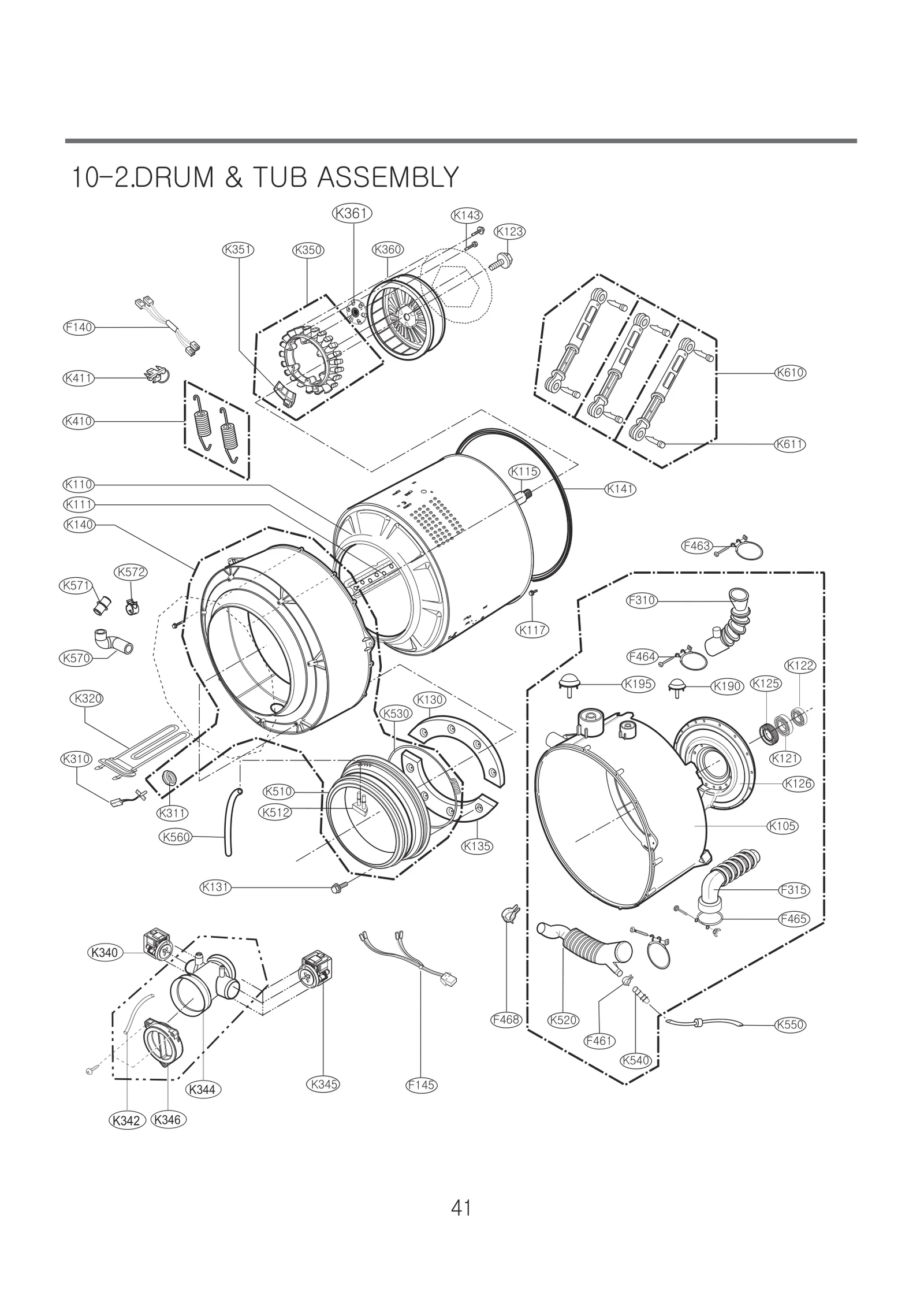 Tub Drum Assembly