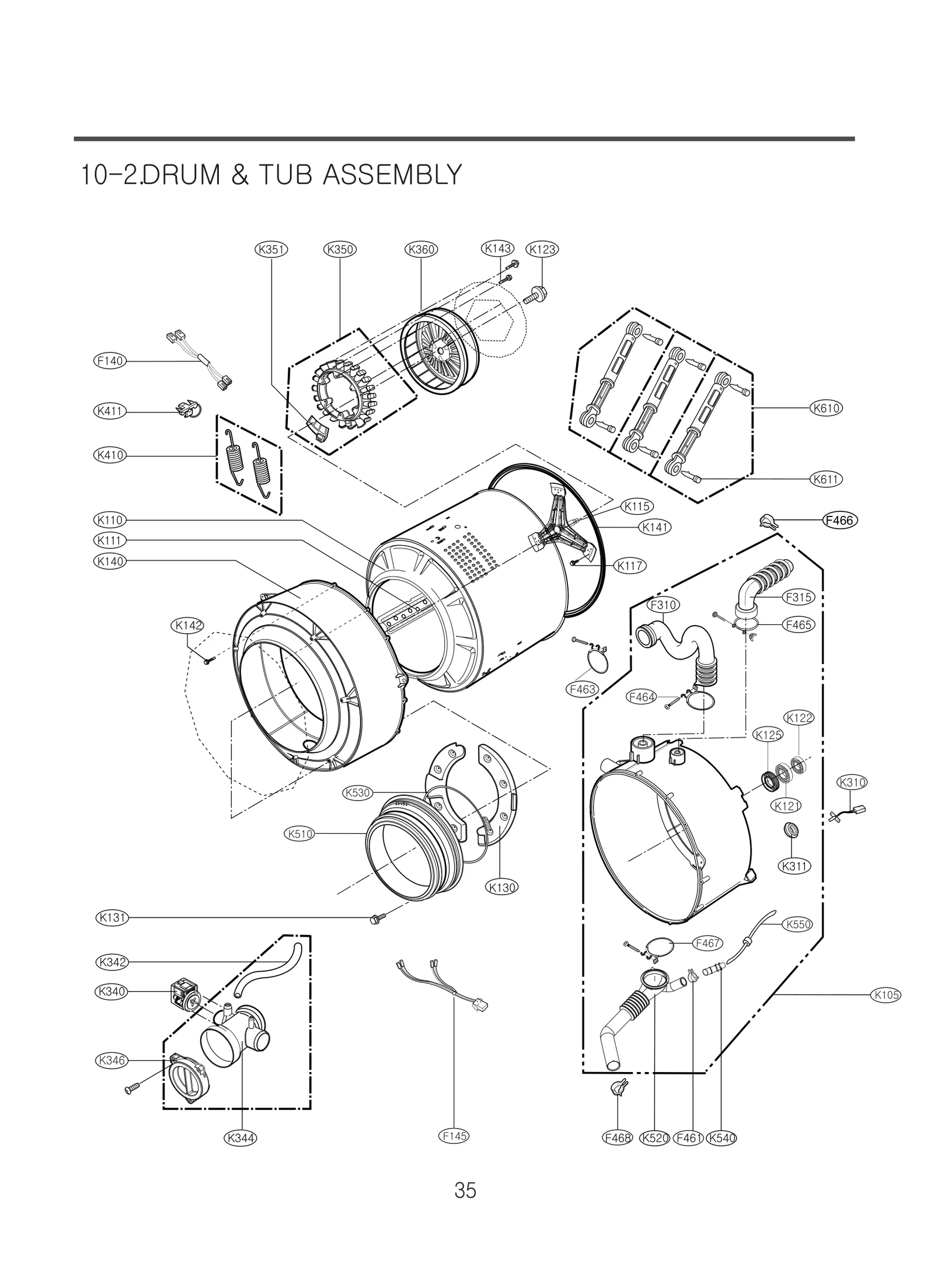 Tub Drum Assembly