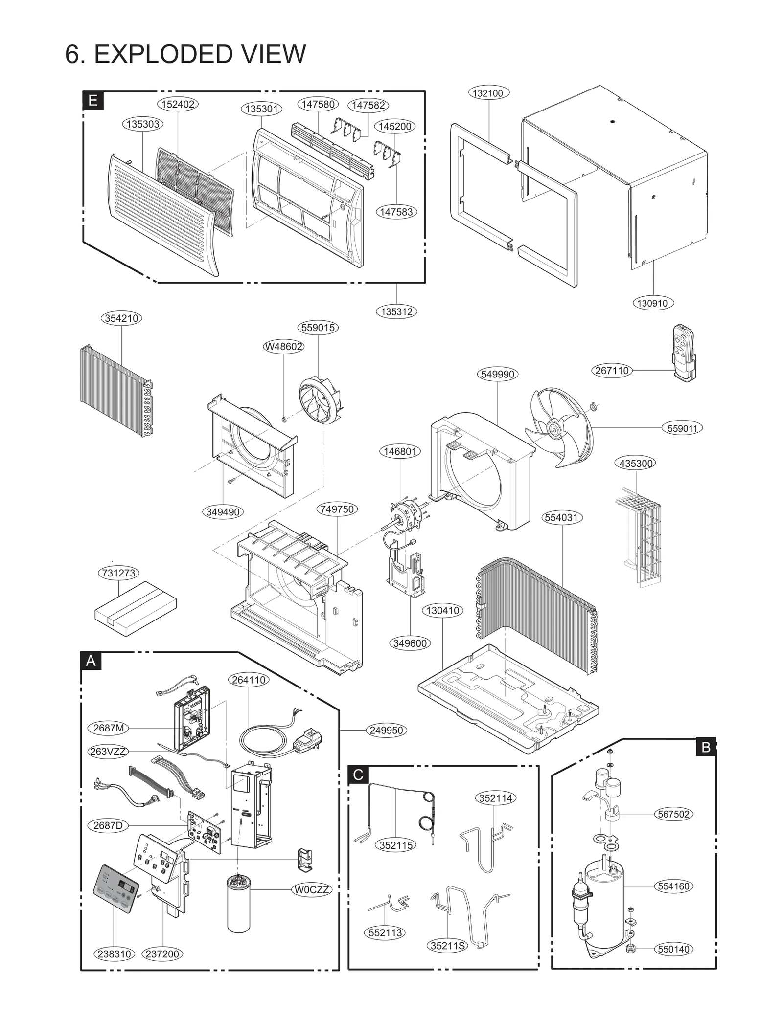 Outer Condenser Tube Assembly