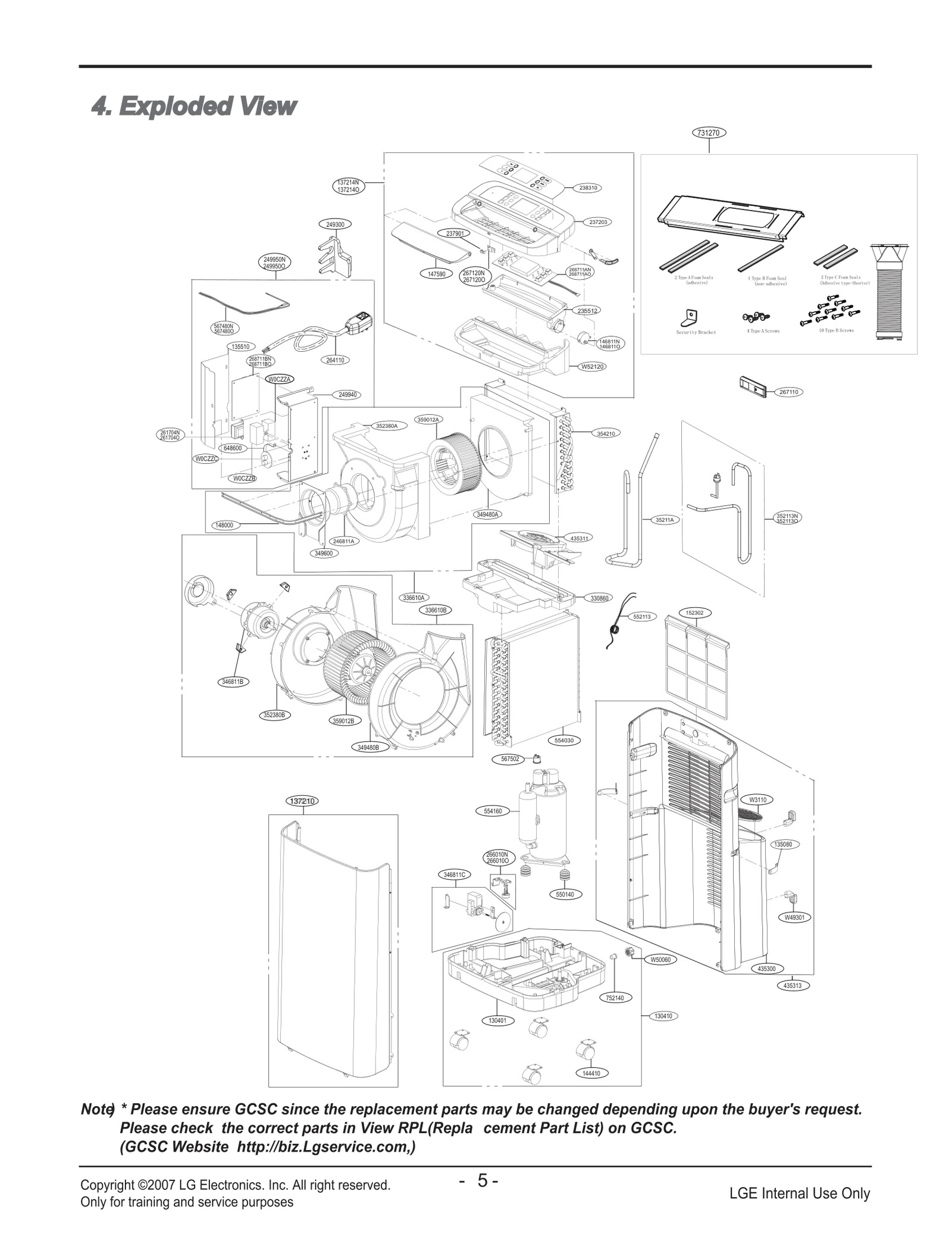 Air Conditioner Control Case Assembly