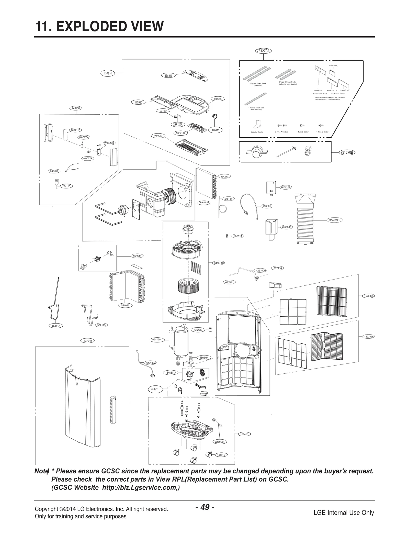 Air Conditioner Panel Assembly