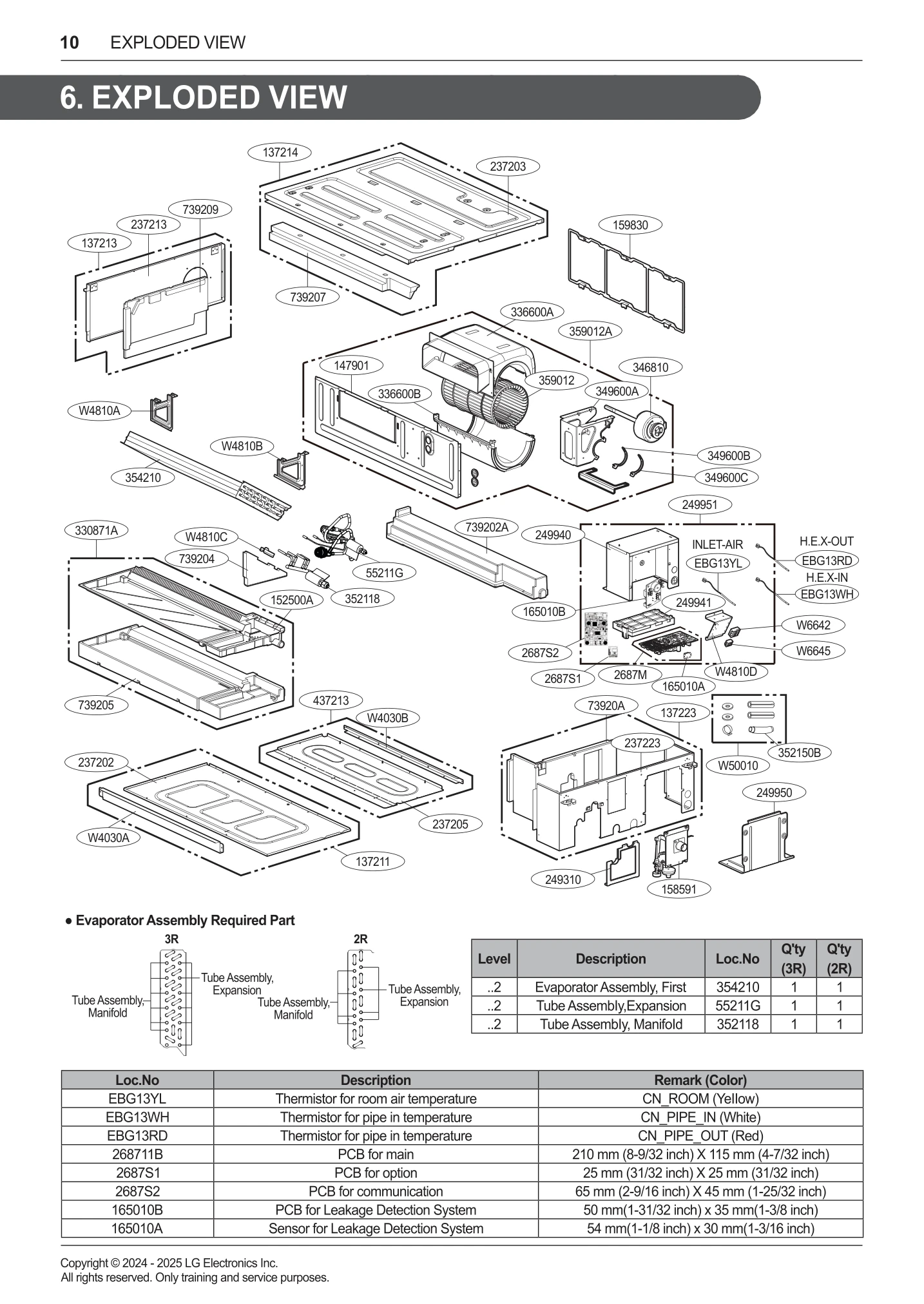 Indoor Manifold Tube Assembly