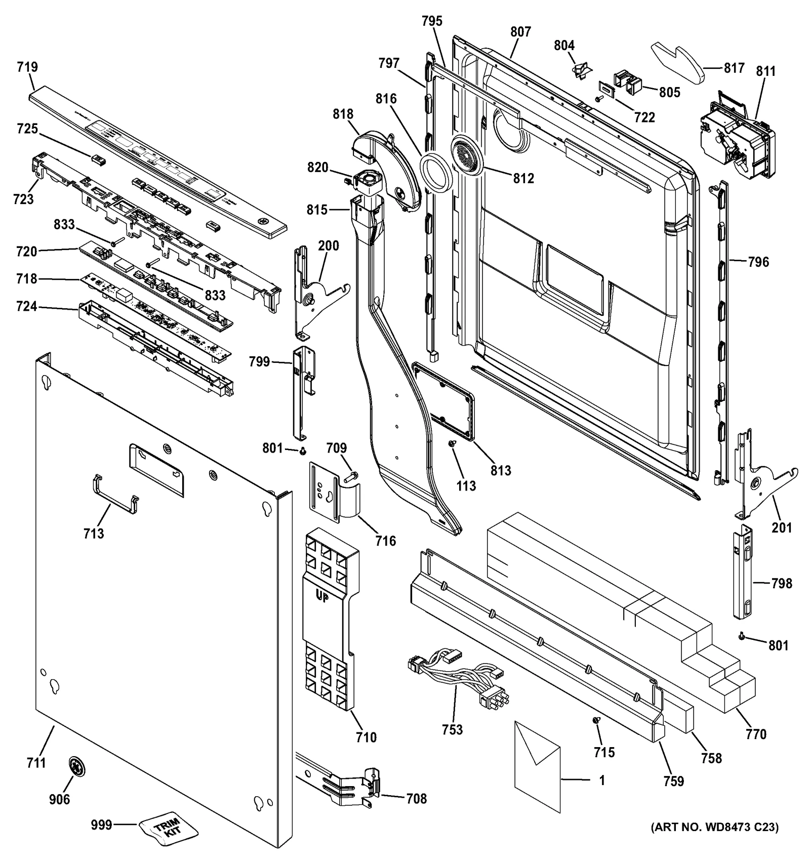 Button and Graphics Assembly