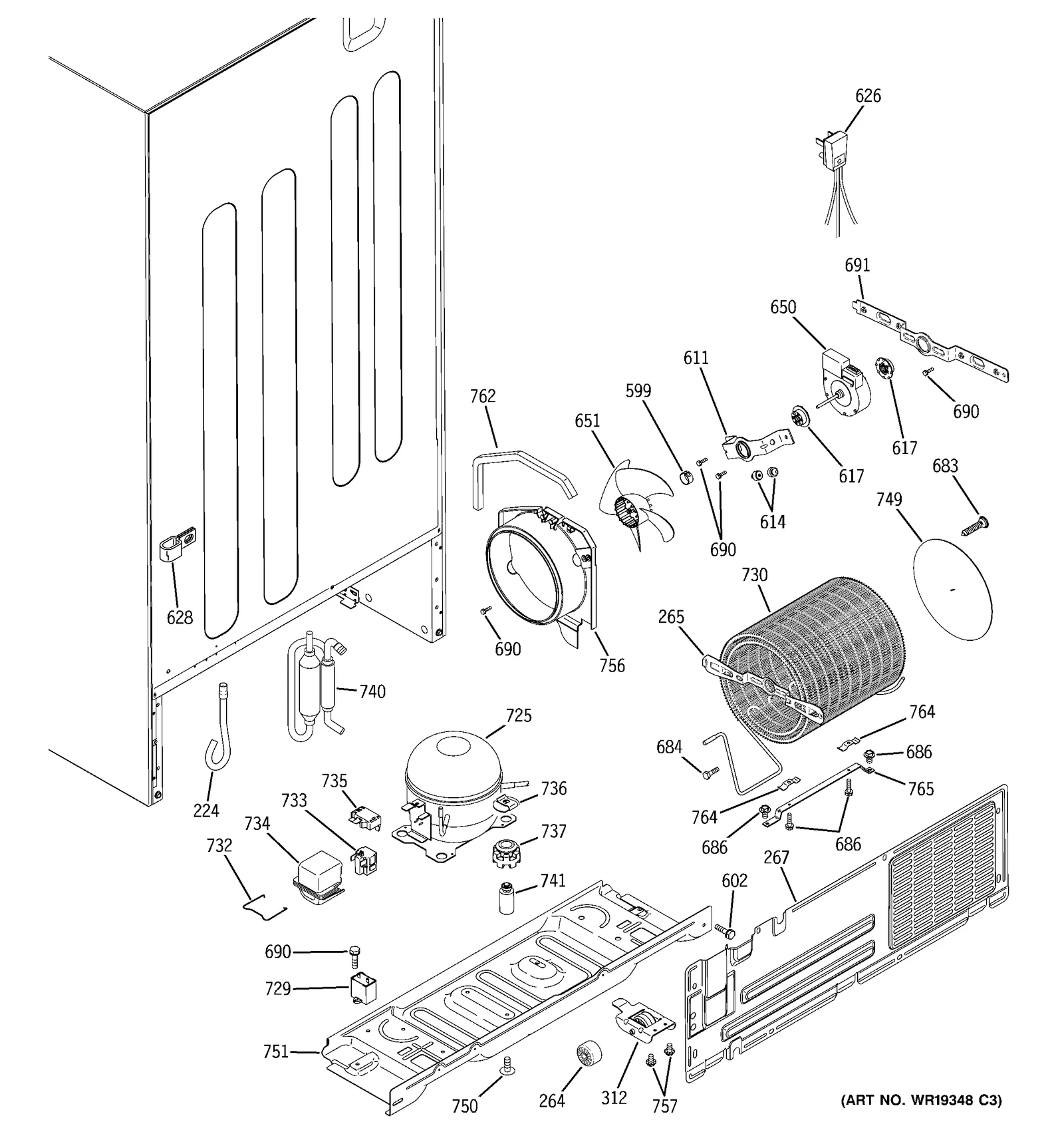 Condenser Fan Bracket